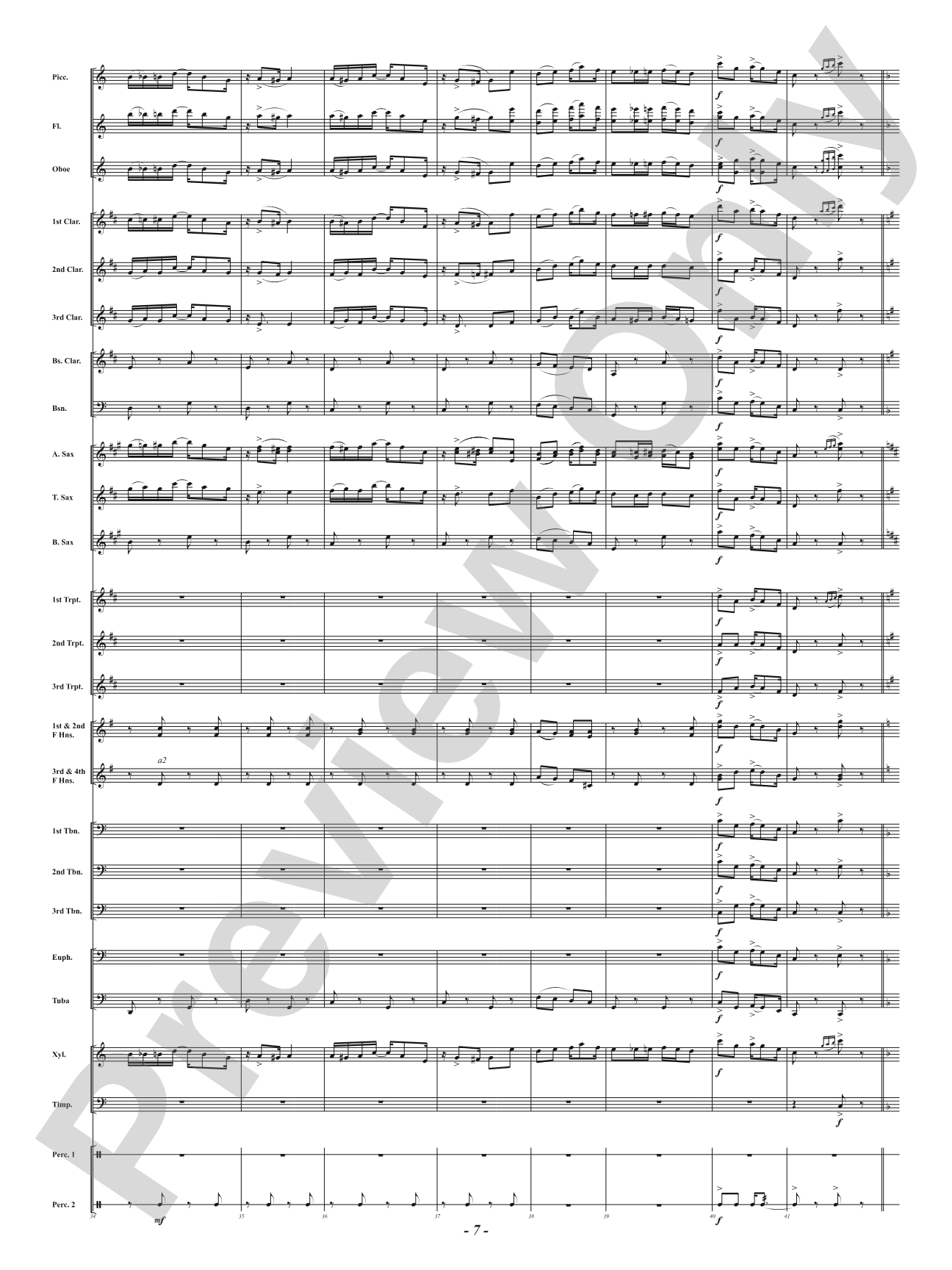 Rag - Mvt. 1 from <i>American Dances</i>: Score