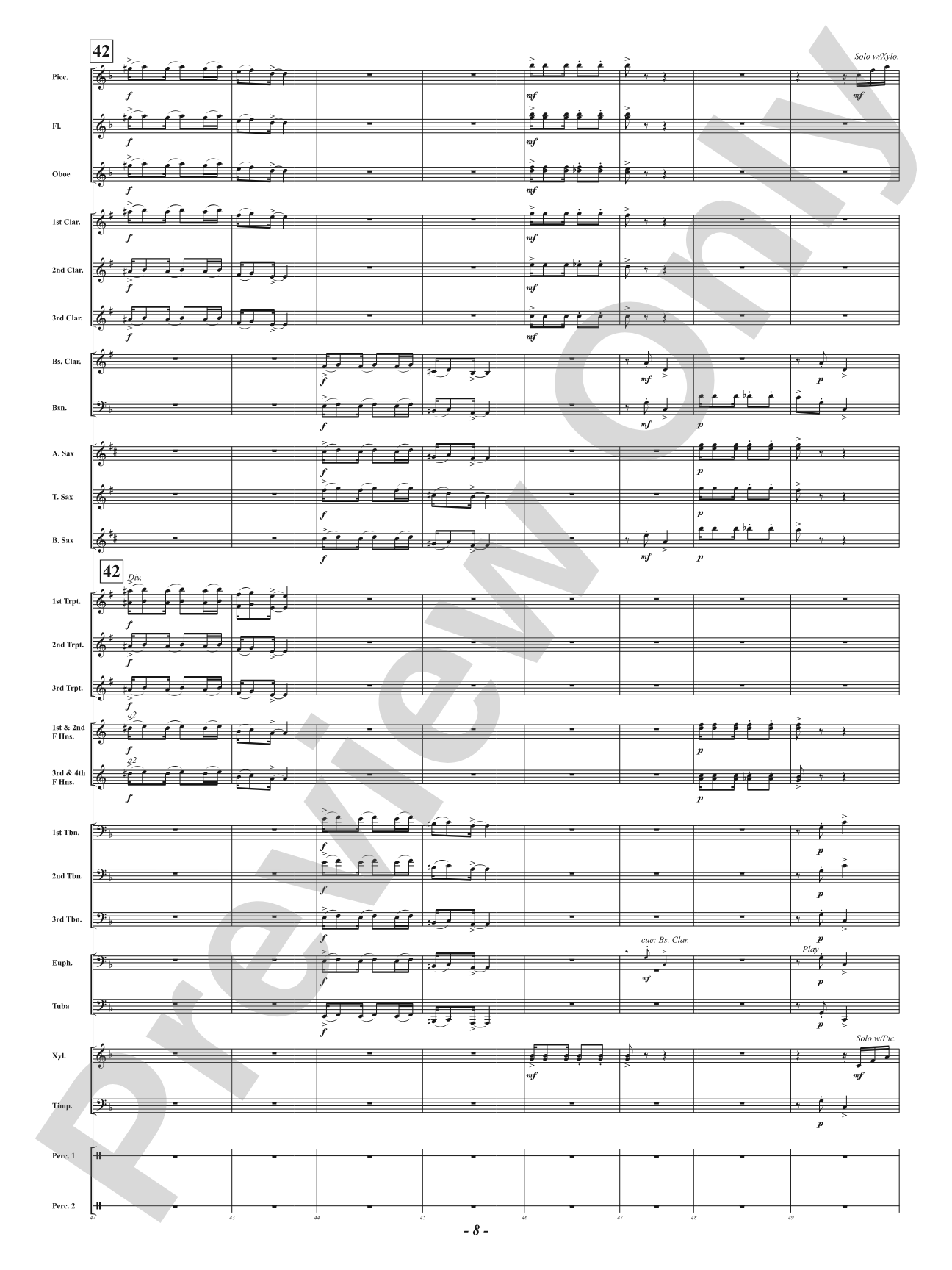 Rag - Mvt. 1 from <i>American Dances</i>: Score