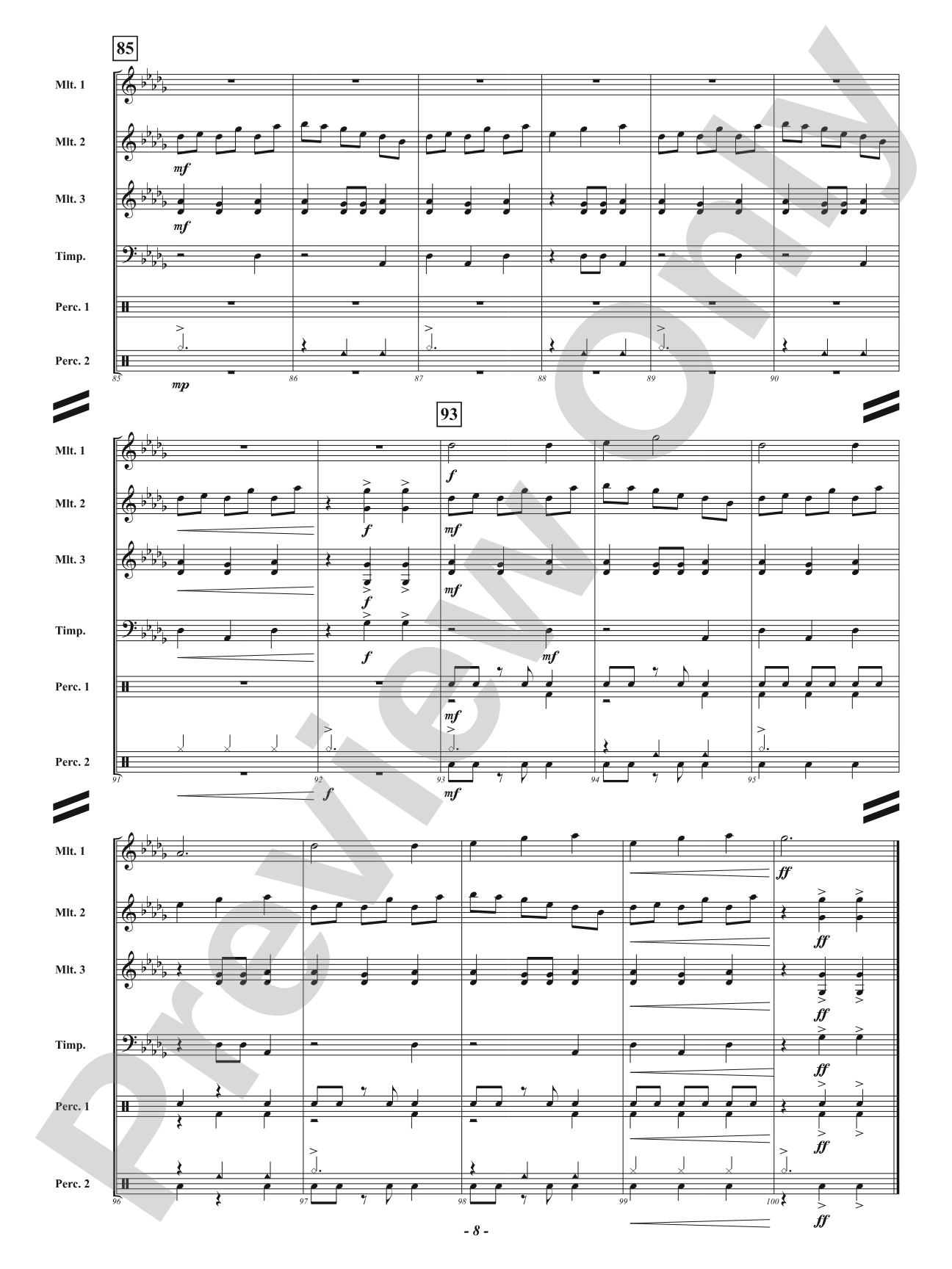 Hatsuhi Sunrise - First Sunrise: Percussion Ensemble Conductor Score & Parts