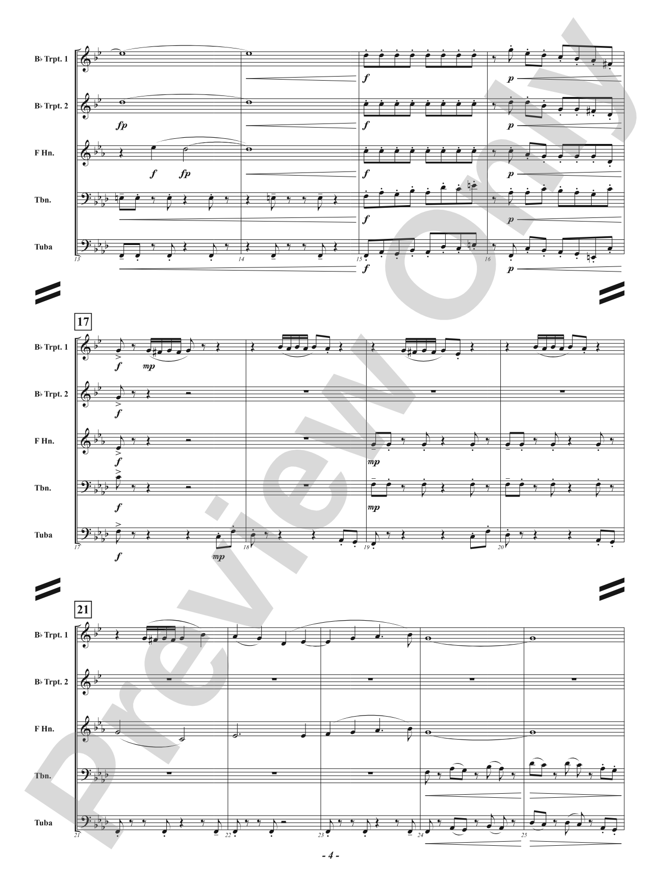 Sinister Sam - Brass Quintet: Brass Quintet Conductor Score & Parts
