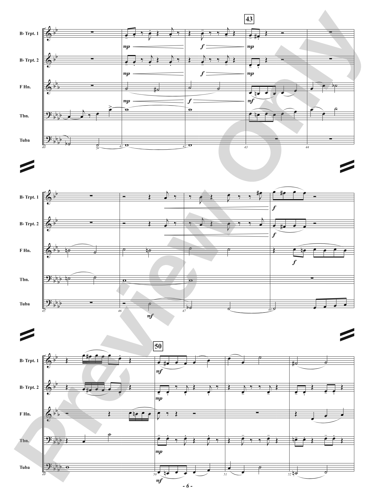 Sinister Sam - Brass Quintet: Brass Quintet Conductor Score & Parts
