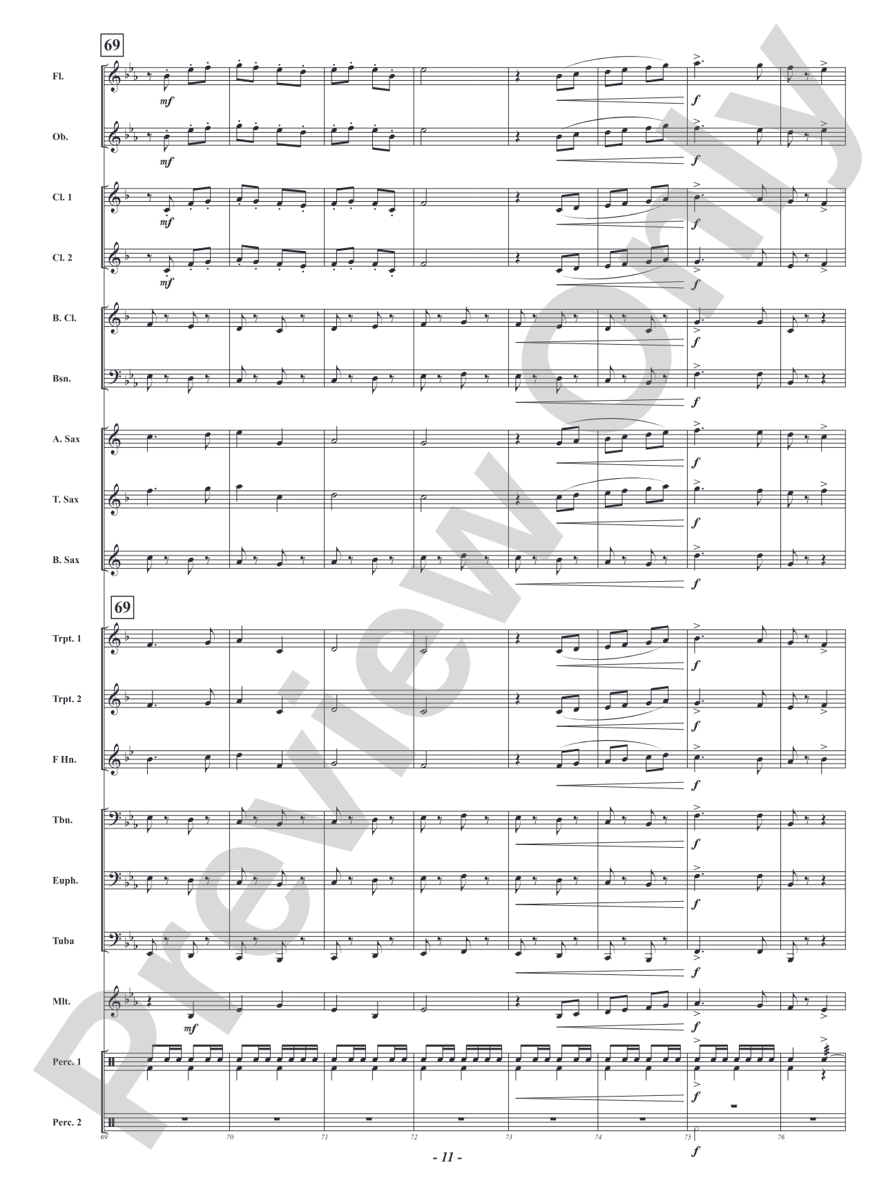 Bravo Zulu - March: Concert Band Conductor Score & Parts