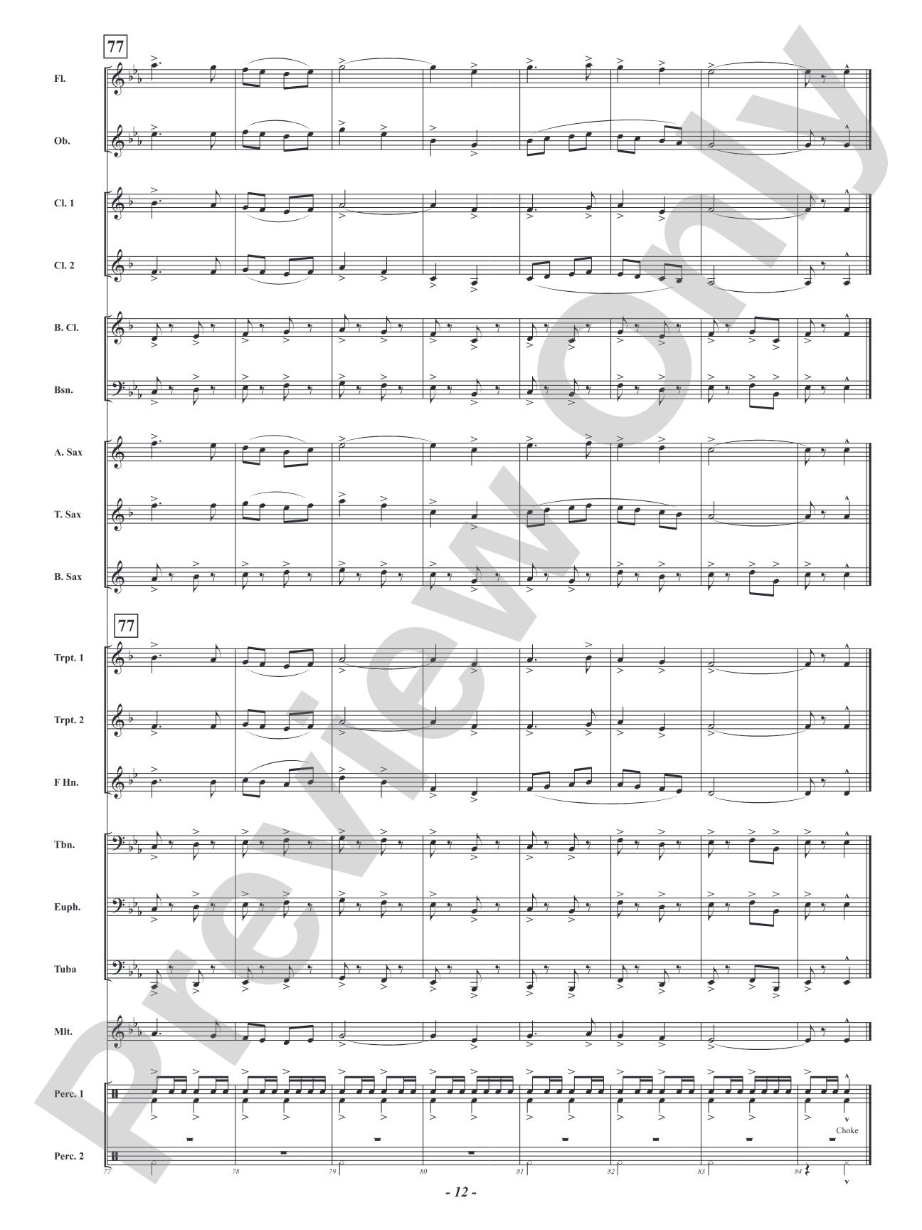 Bravo Zulu - March: Concert Band Conductor Score & Parts