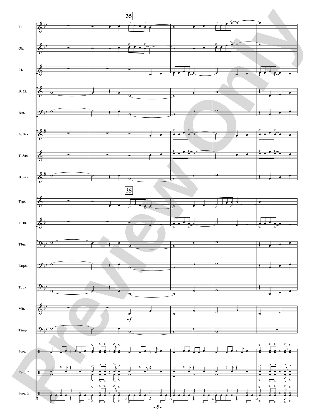Ubuntu - I Am Because We Are: Concert Band Conductor Score & Parts