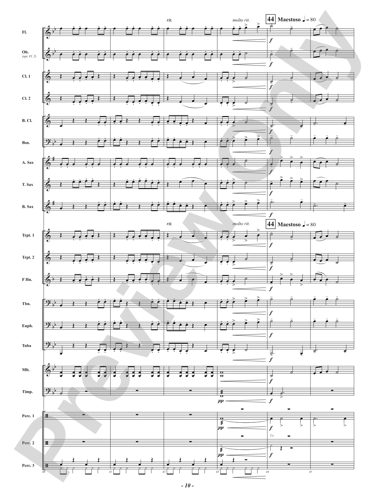The Big Adventure: Concert Band Conductor Score & Parts