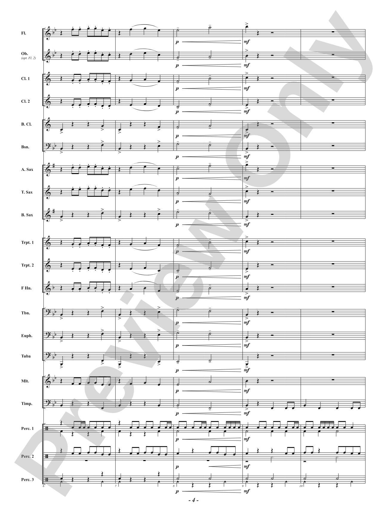 The Big Adventure: Concert Band Conductor Score & Parts