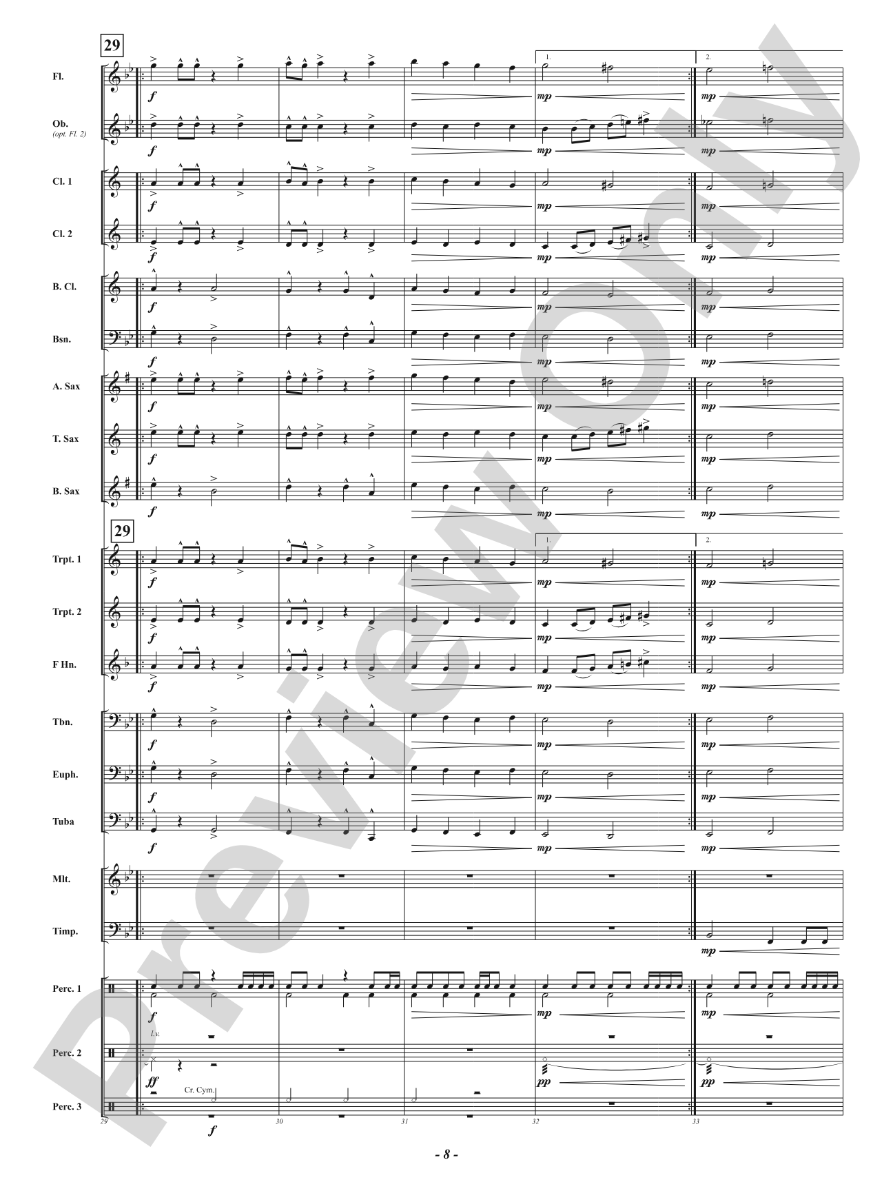 The Big Adventure: Concert Band Conductor Score & Parts