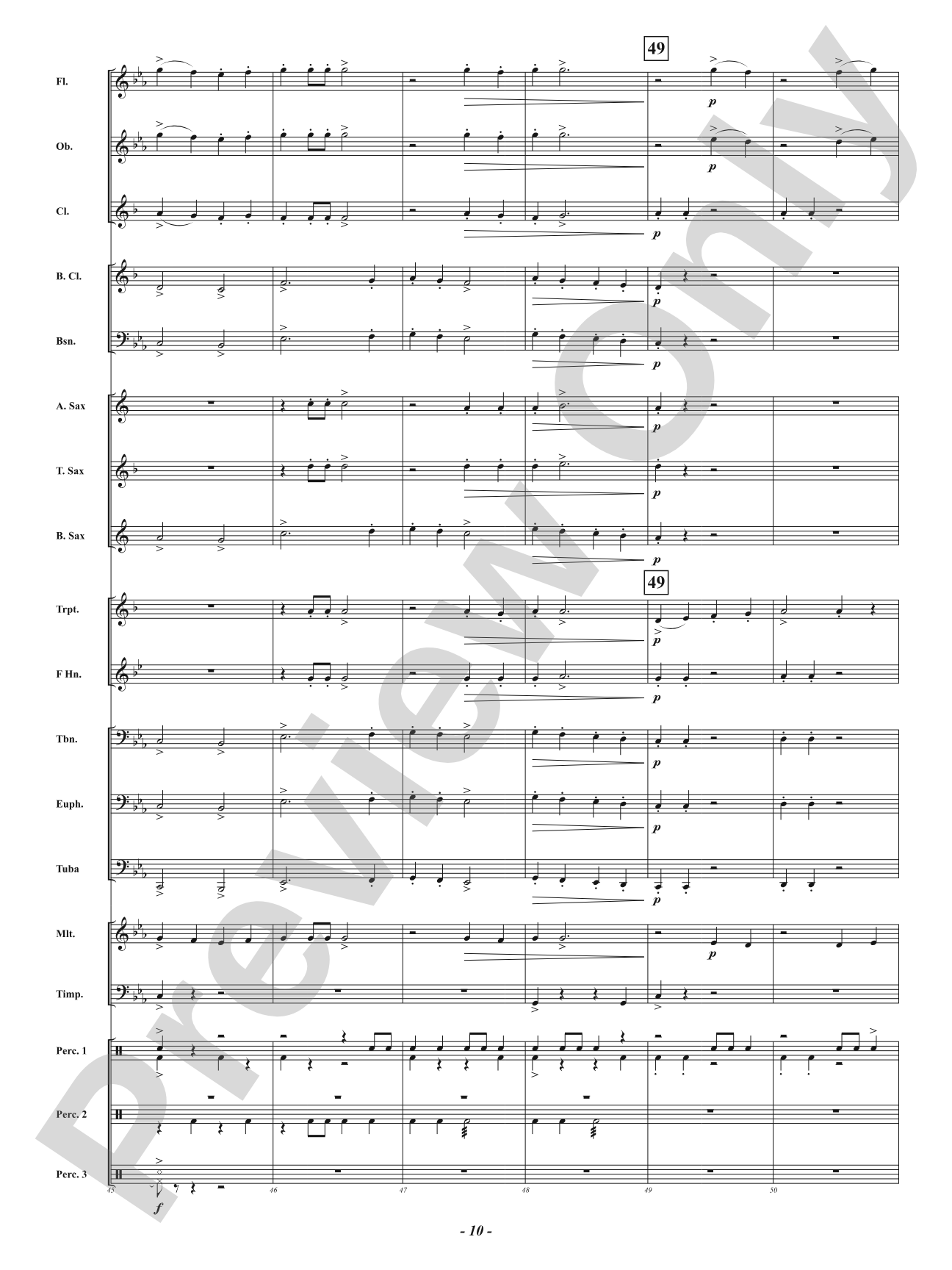 Dark Forest Dance: Concert Band Conductor Score & Parts