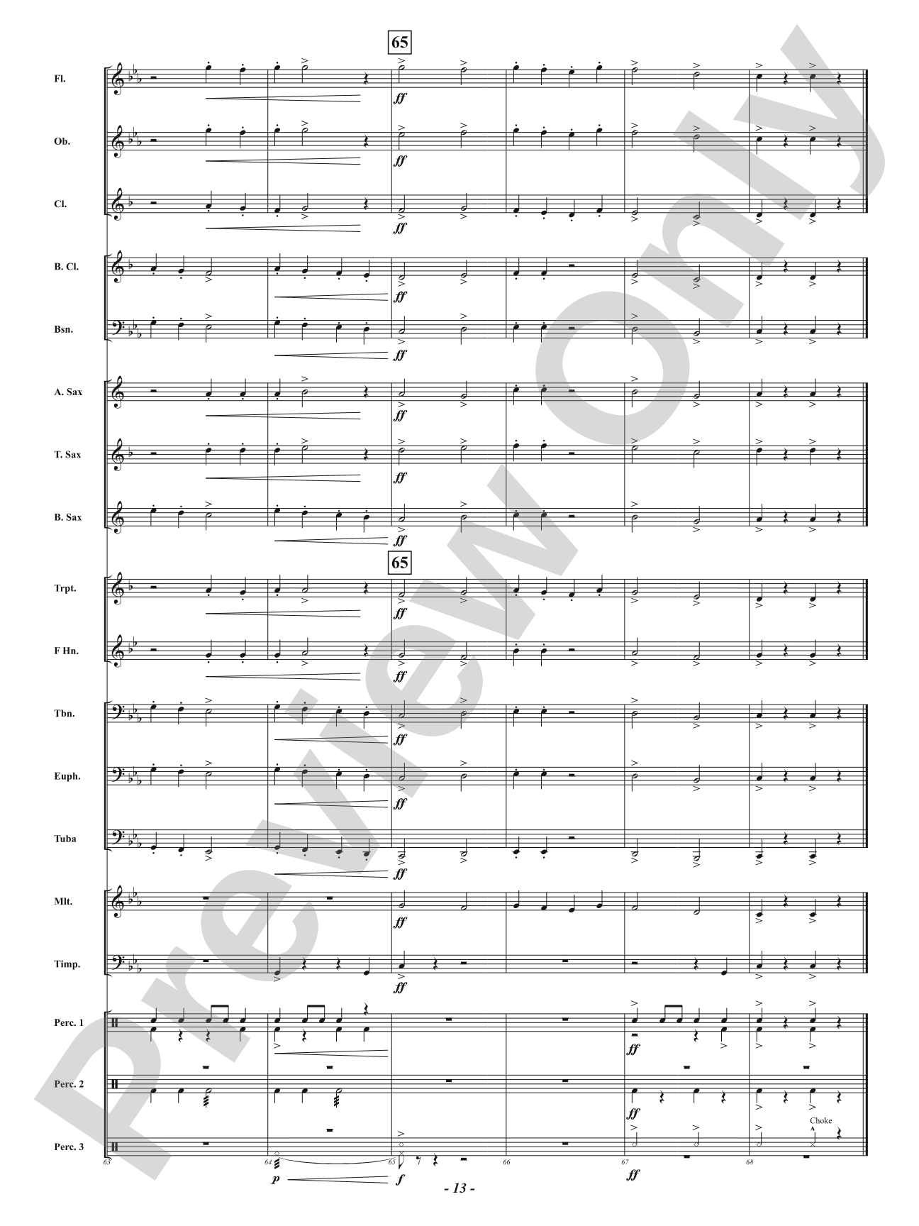 Dark Forest Dance: Concert Band Conductor Score & Parts