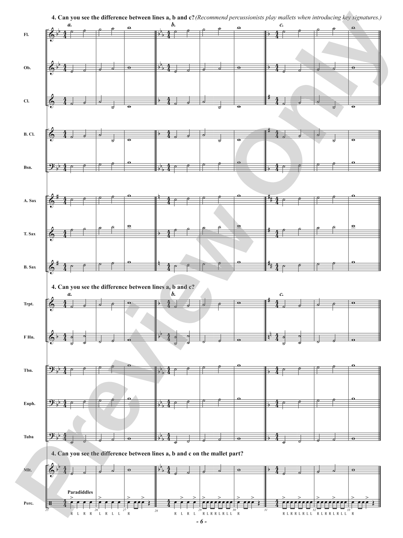 Skill Stretchers for Band - Level 1: Moving Beyond the First Five Notes: Concert Band Conductor Score & Parts