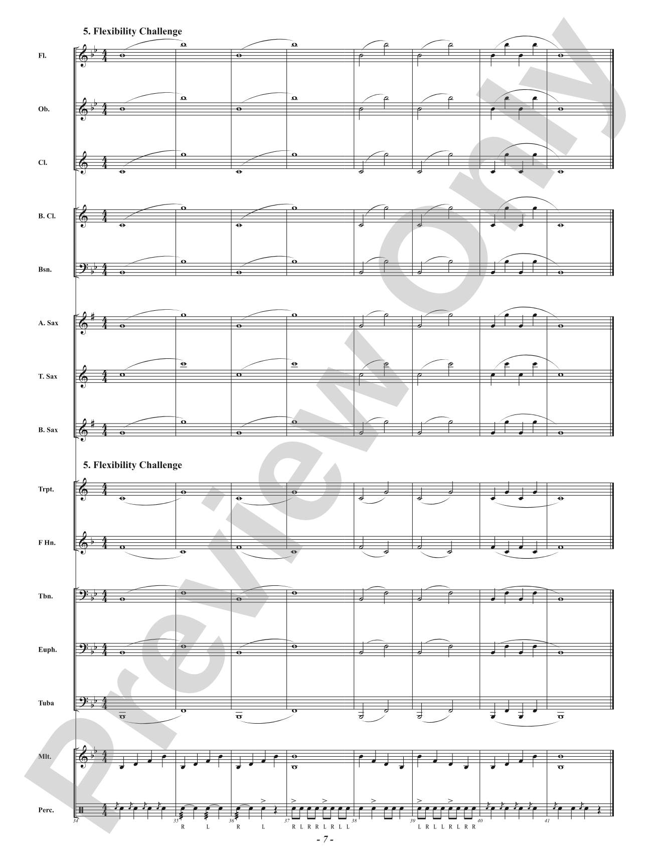 Skill Stretchers for Band - Level 1: Moving Beyond the First Five Notes: Concert Band Conductor Score & Parts