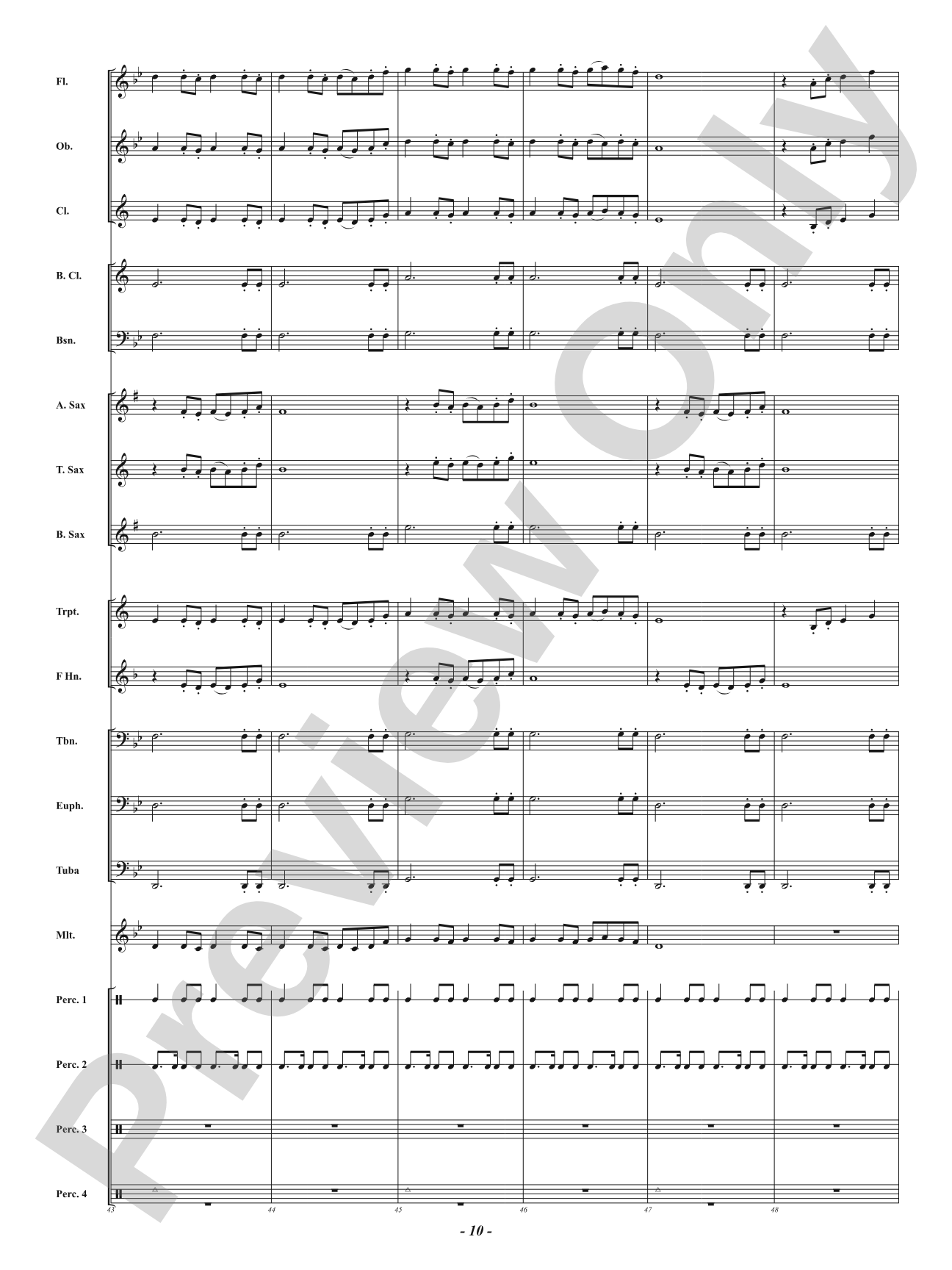 Dance of the Tribes: Concert Band Conductor Score & Parts