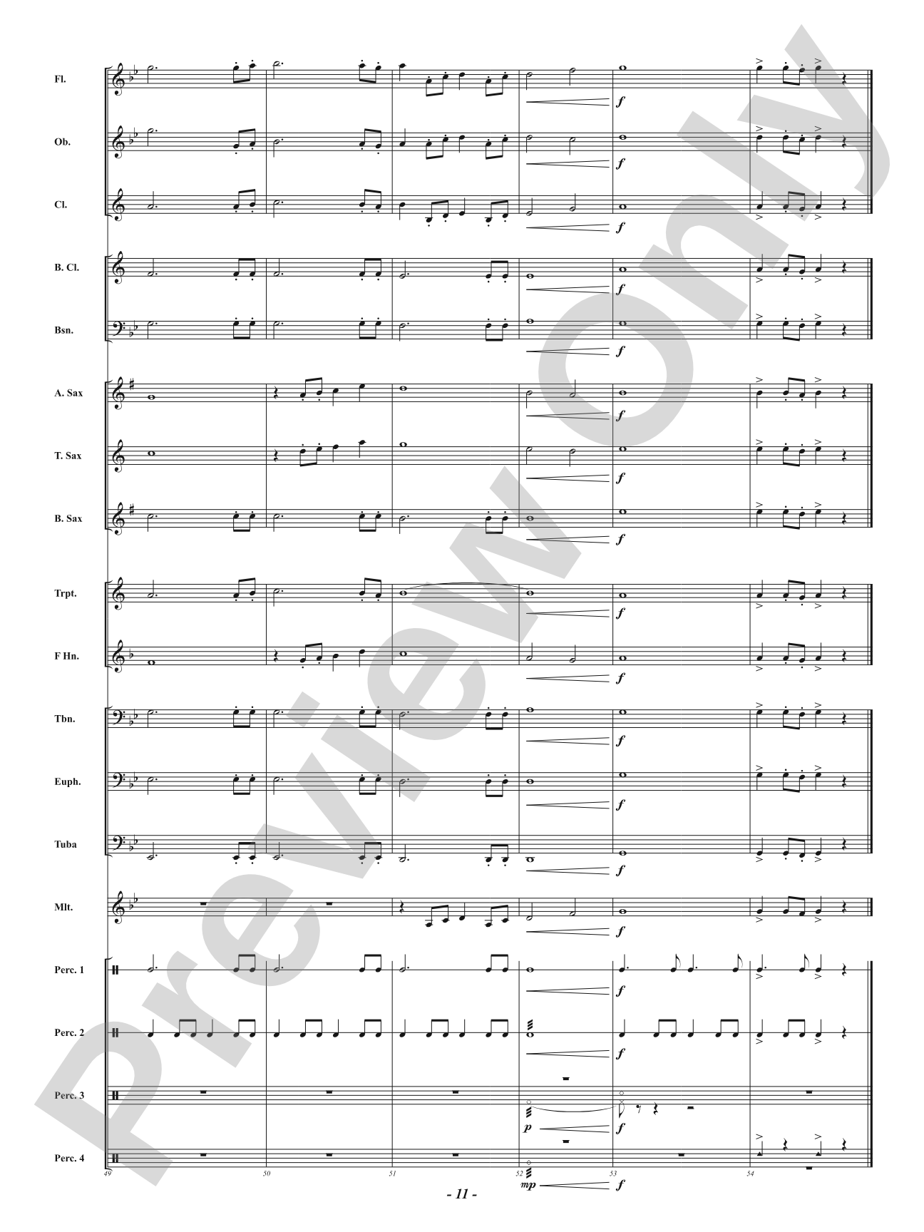 Dance of the Tribes: Concert Band Conductor Score & Parts