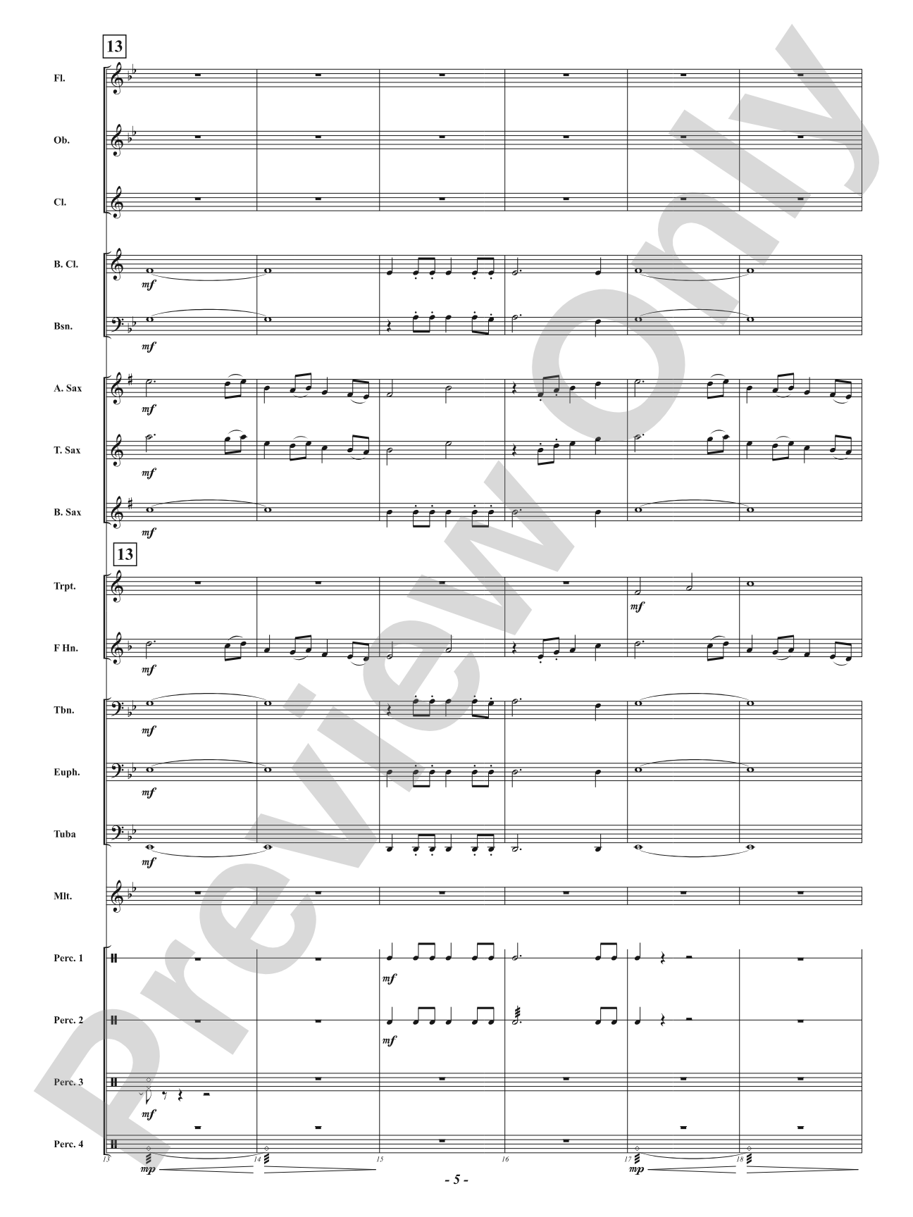 Dance of the Tribes: Concert Band Conductor Score & Parts