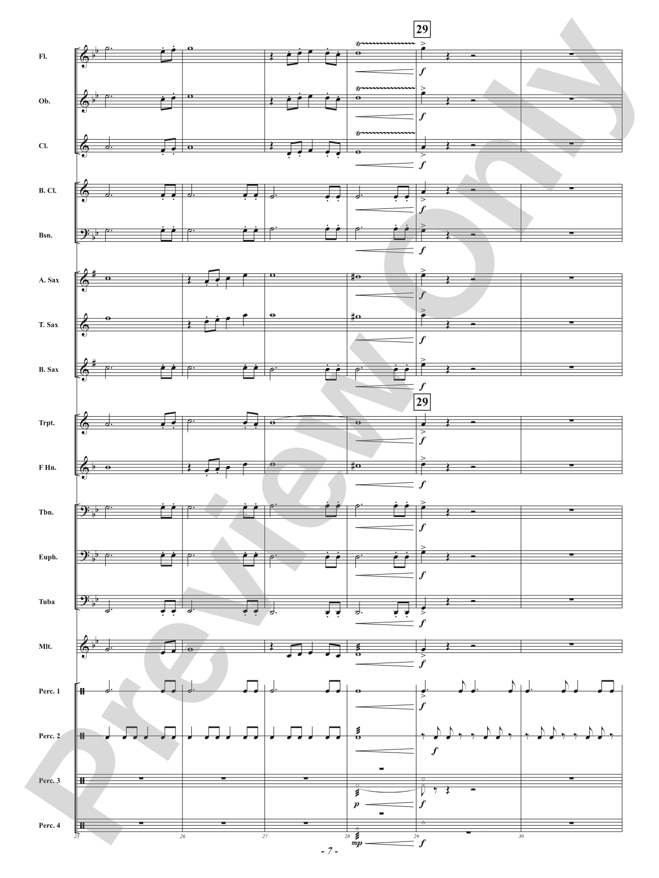 Dance of the Tribes: Concert Band Conductor Score & Parts