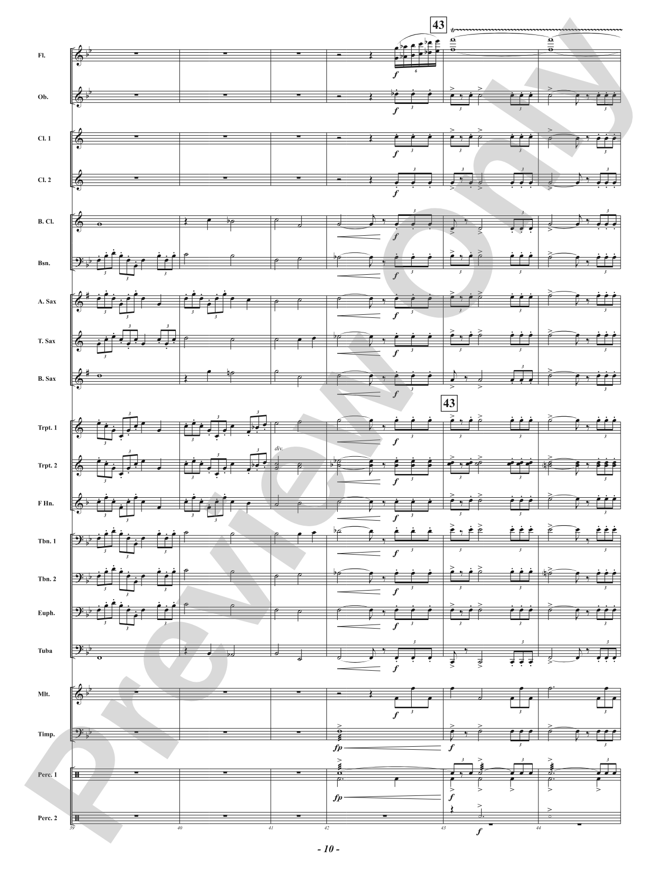 Enclave Fanfare: Concert Band Conductor Score & Parts