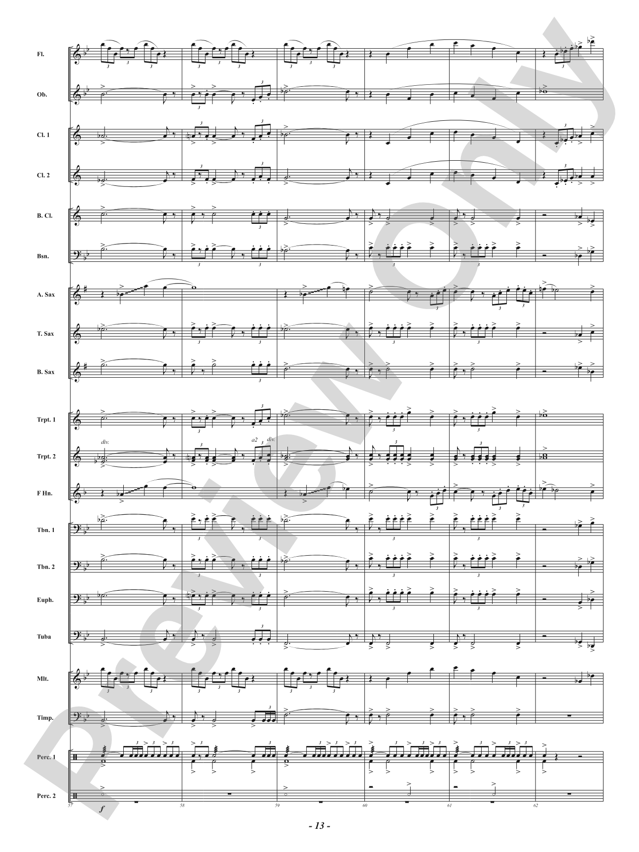 Enclave Fanfare: Concert Band Conductor Score & Parts
