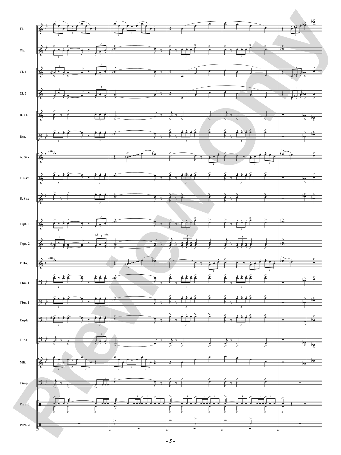 Enclave Fanfare: Concert Band Conductor Score & Parts