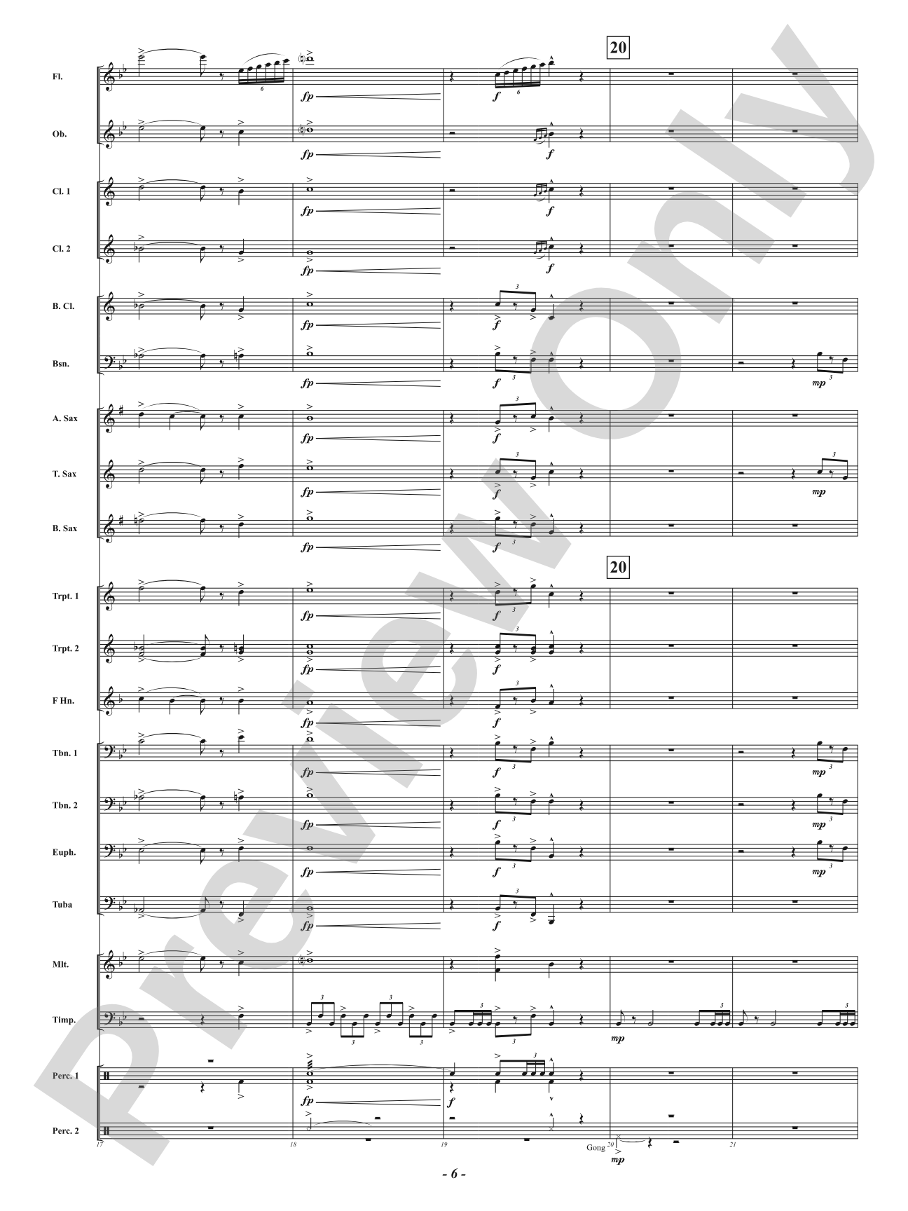 Enclave Fanfare: Concert Band Conductor Score & Parts