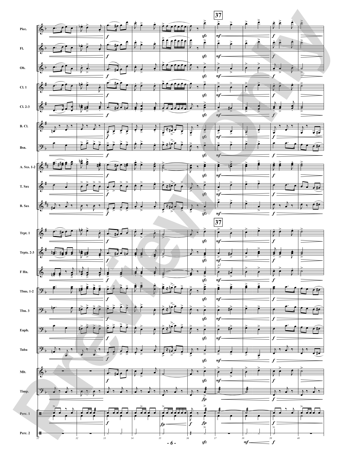 Above the Line - Galop: Concert Band Conductor Score & Parts
