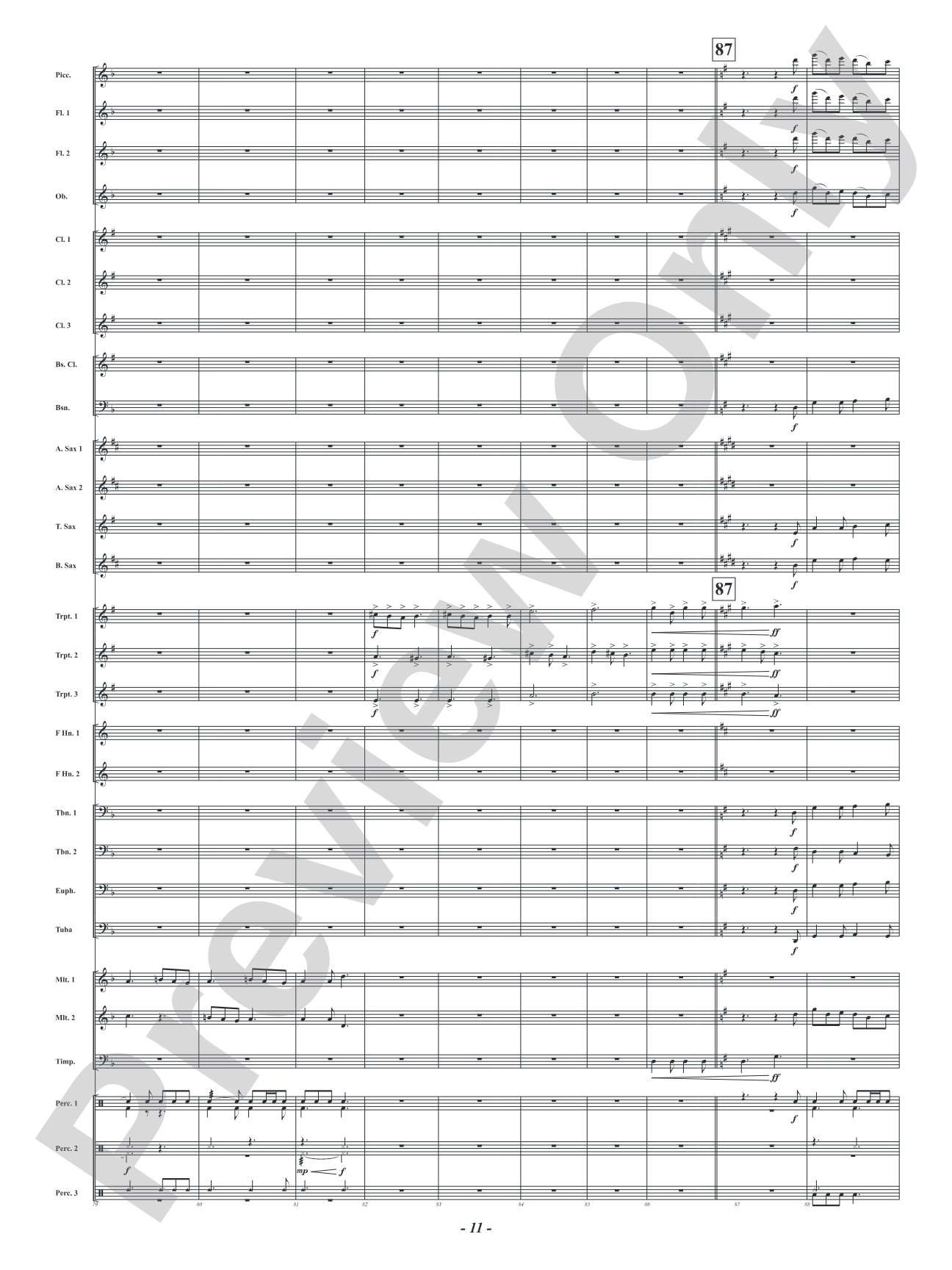 I Saw Three Ships: Concert Band Conductor Score & Parts