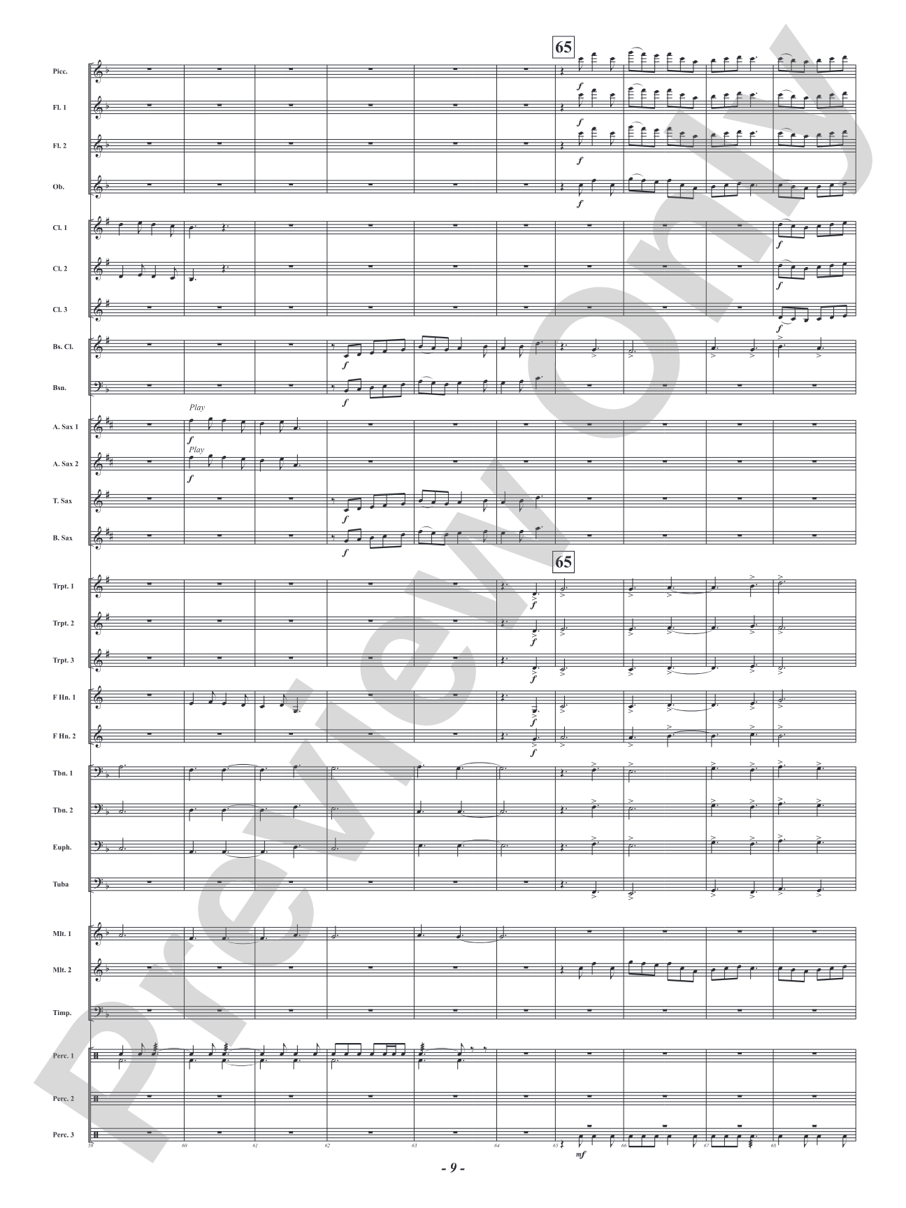 I Saw Three Ships: Concert Band Conductor Score & Parts