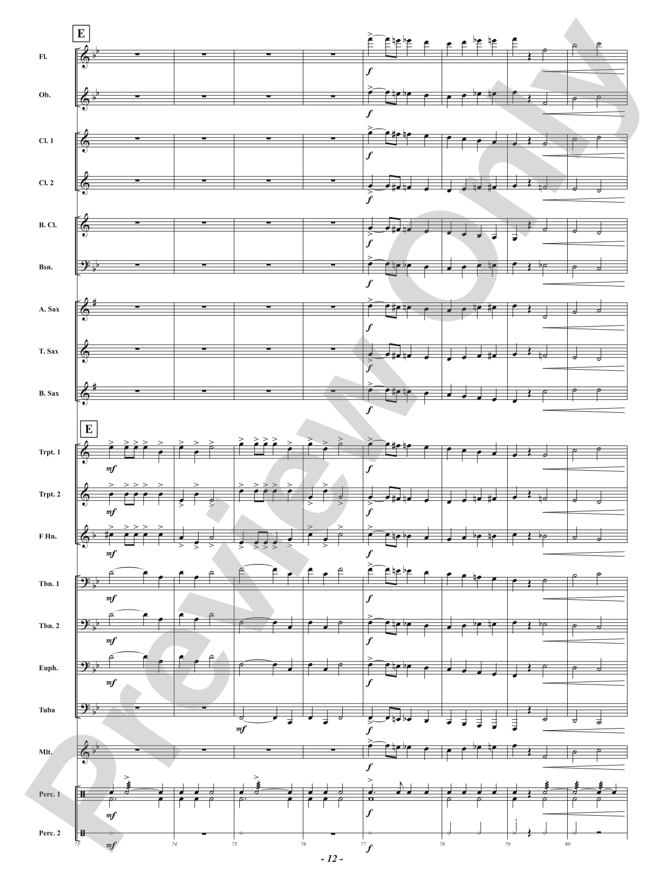 Right About March: Concert Band Conductor Score & Parts