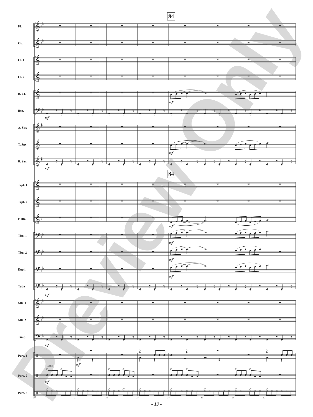 Escape Velocity: Concert Band Conductor Score & Parts