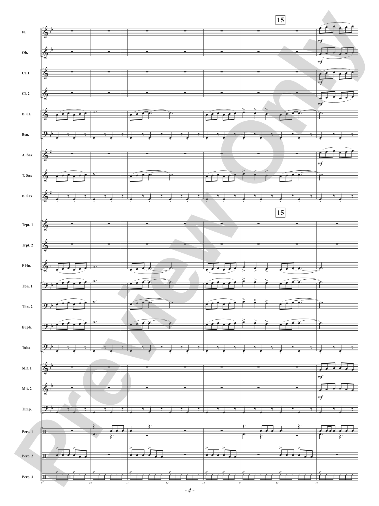 Escape Velocity: Concert Band Conductor Score & Parts