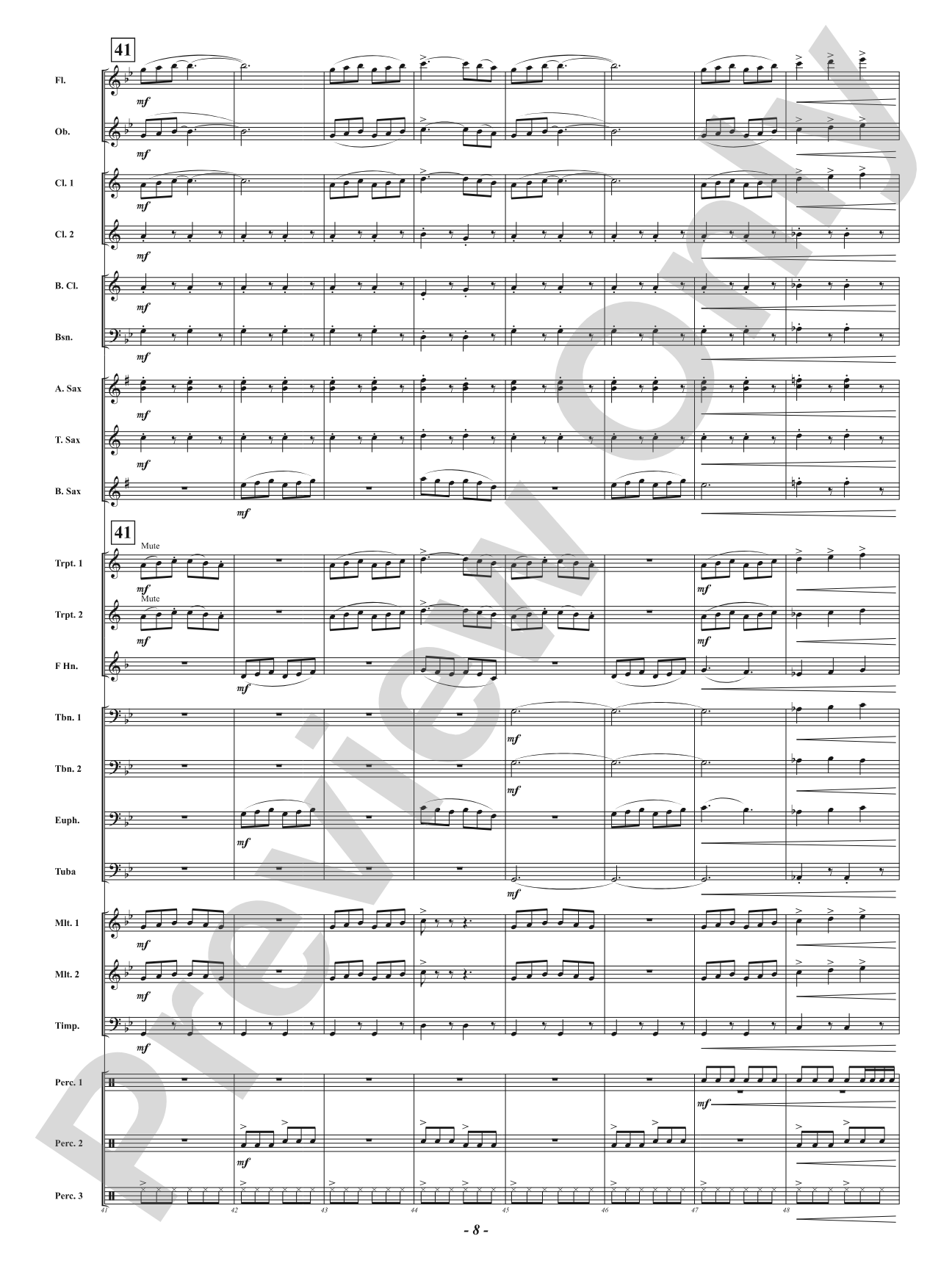 Escape Velocity: Concert Band Conductor Score & Parts