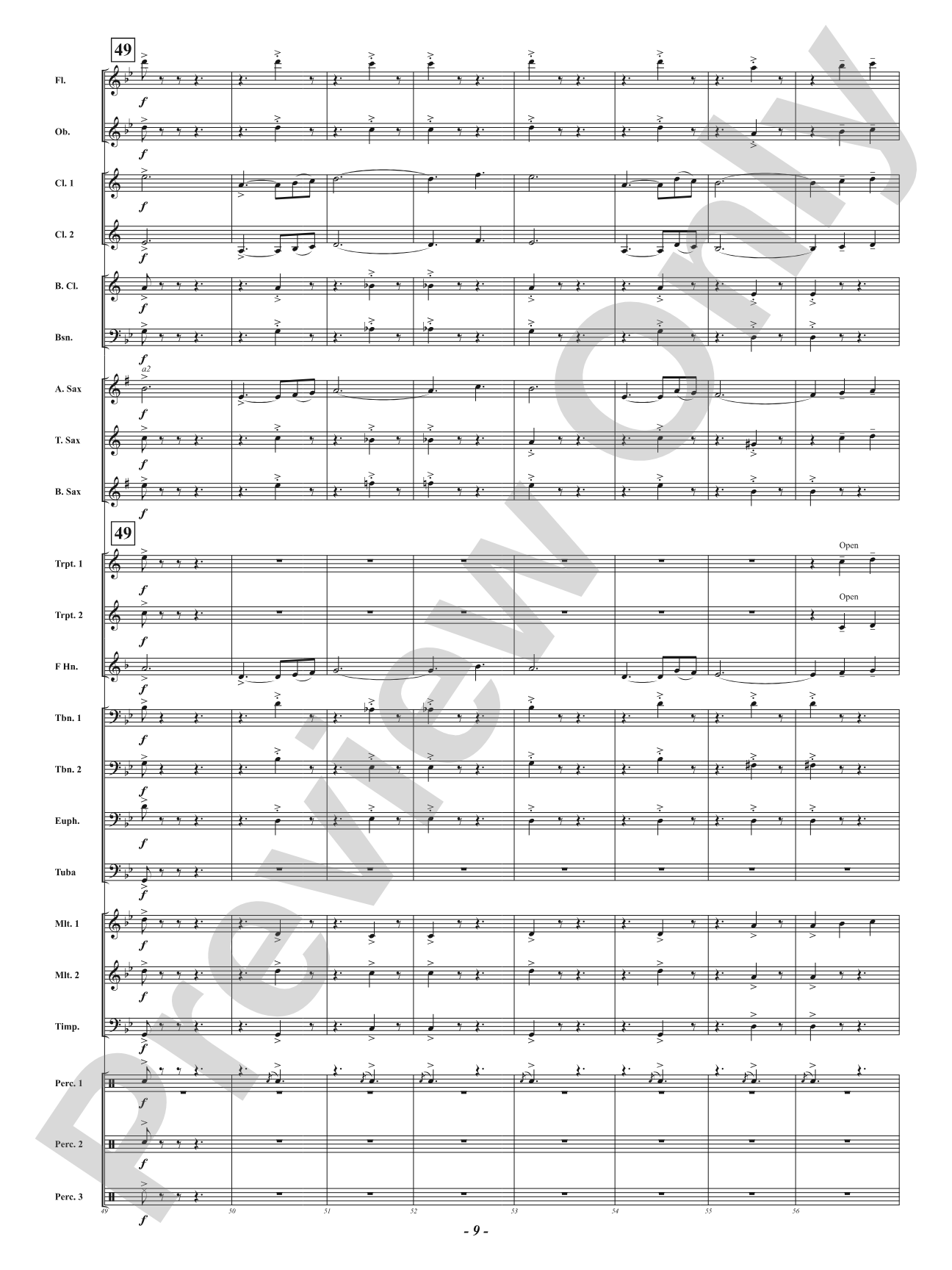 Escape Velocity: Concert Band Conductor Score & Parts