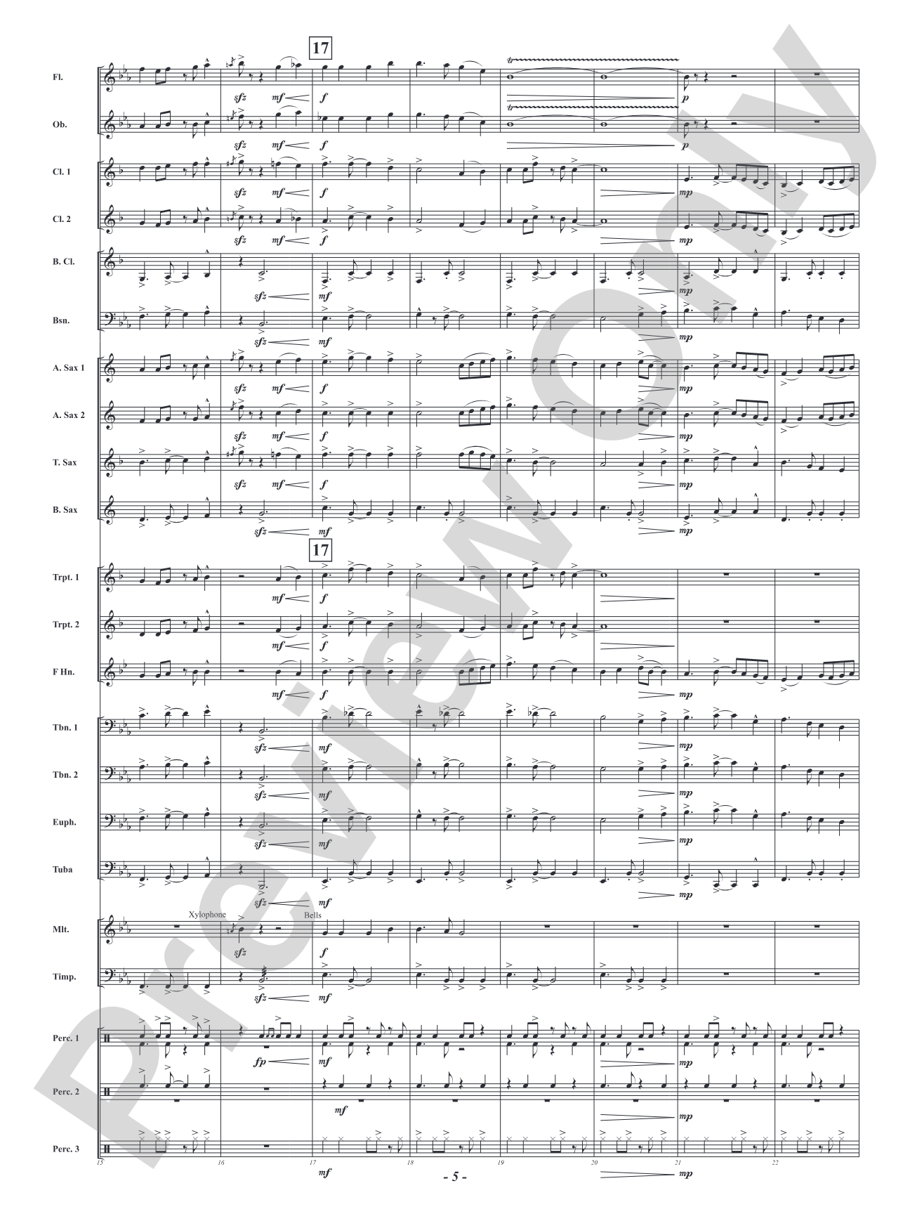 Christmas Salsa: Concert Band Conductor Score & Parts