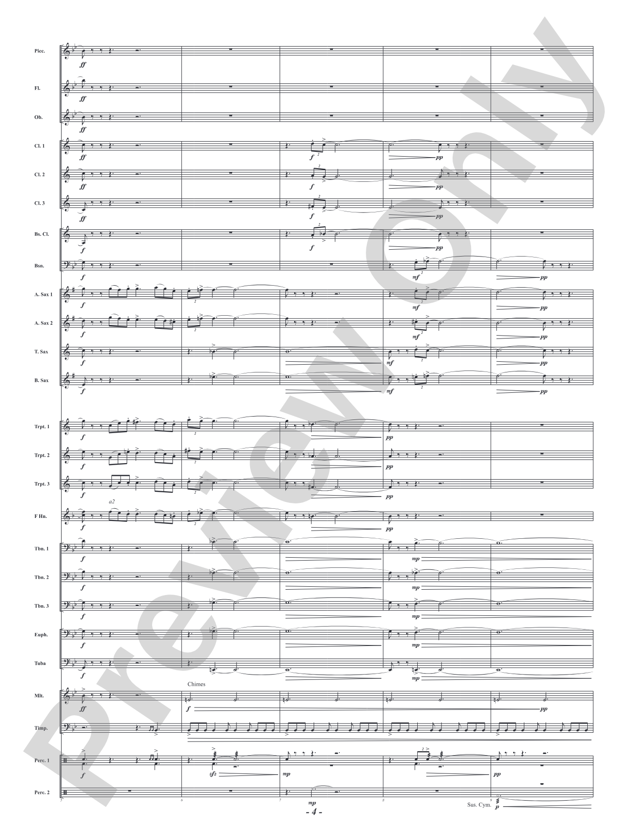 Spark of Creation: Concert Band Conductor Score & Parts