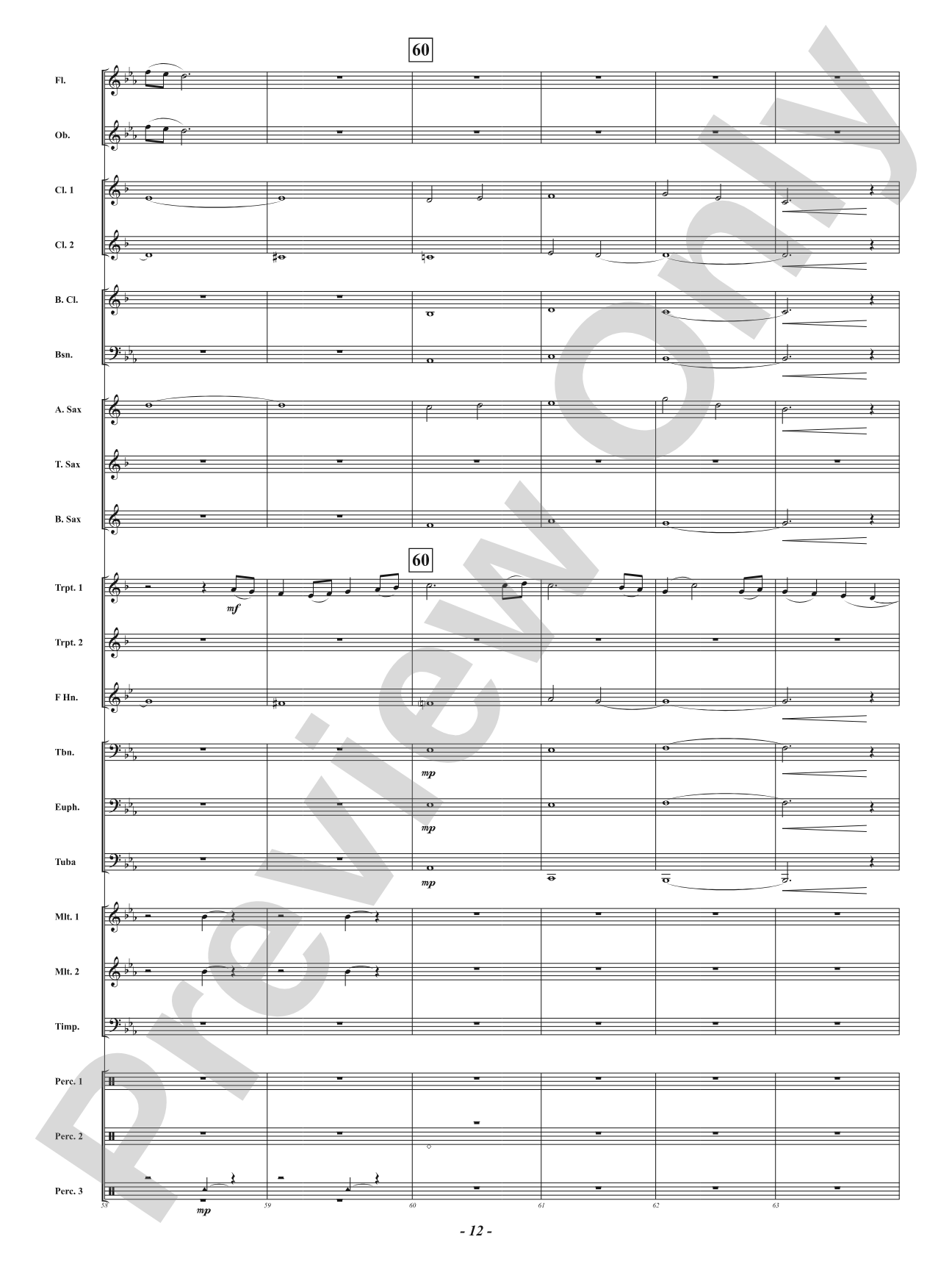 The Archer's Arrow: Concert Band Conductor Score & Parts