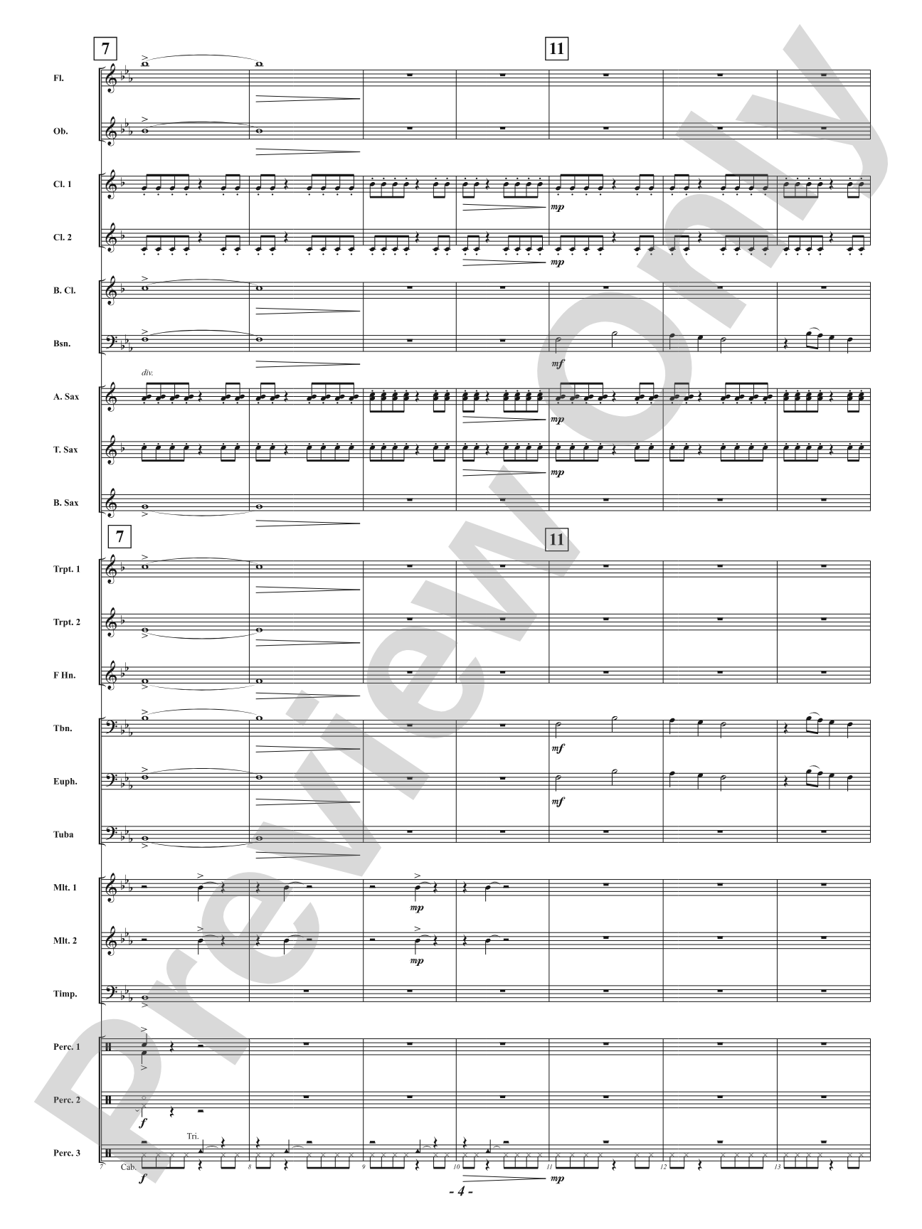 The Archer's Arrow: Concert Band Conductor Score & Parts
