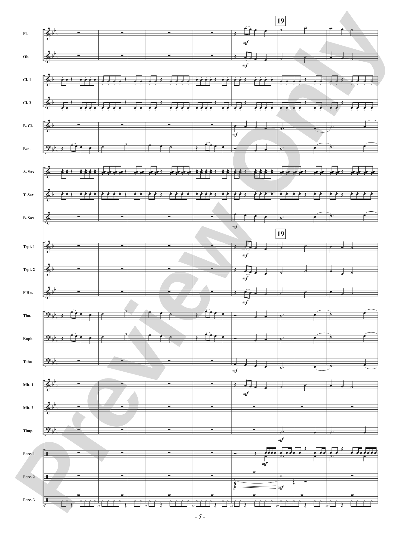 The Archer's Arrow: Concert Band Conductor Score & Parts
