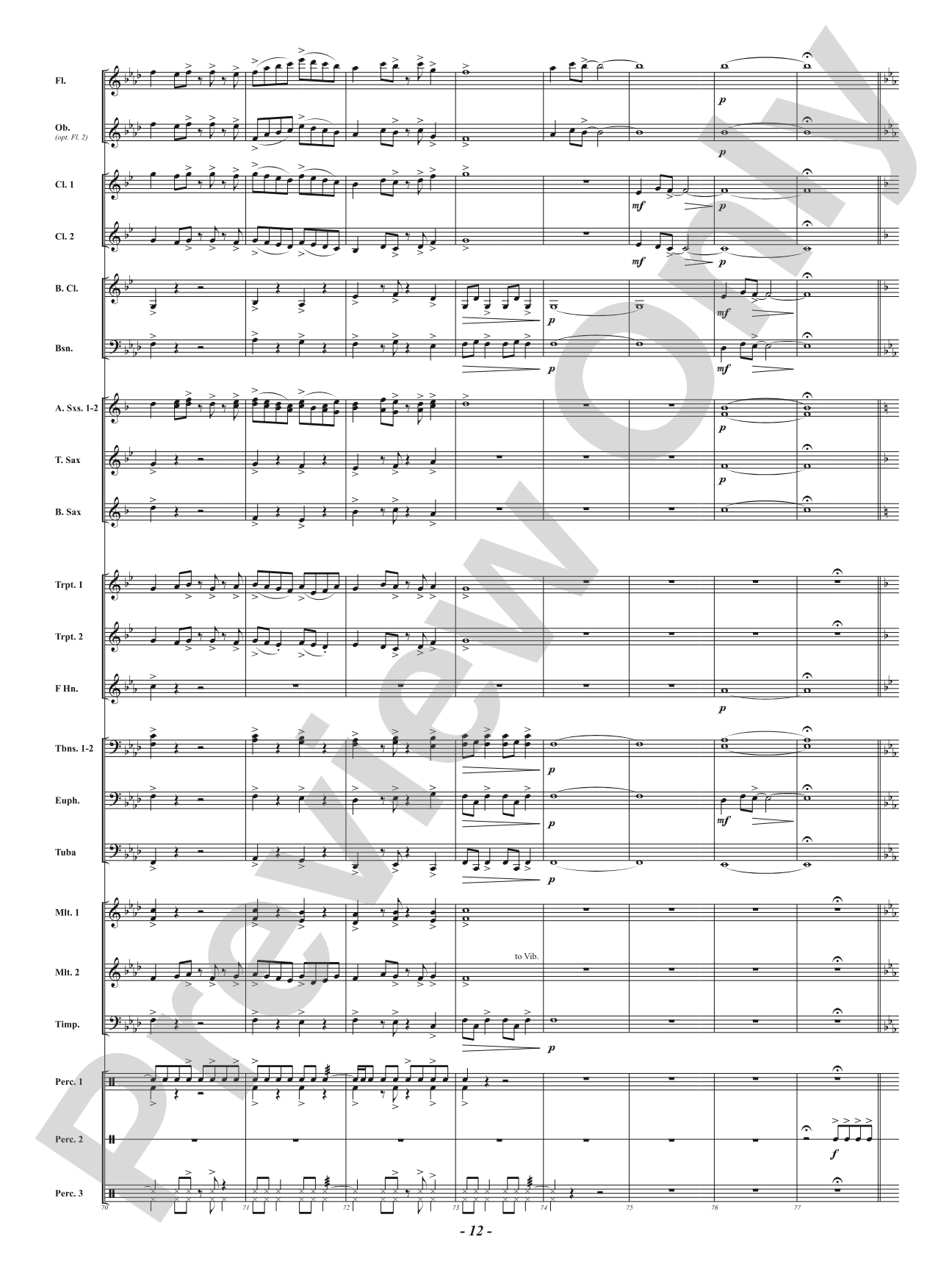 Journey Imagined: Concert Band Conductor Score & Parts