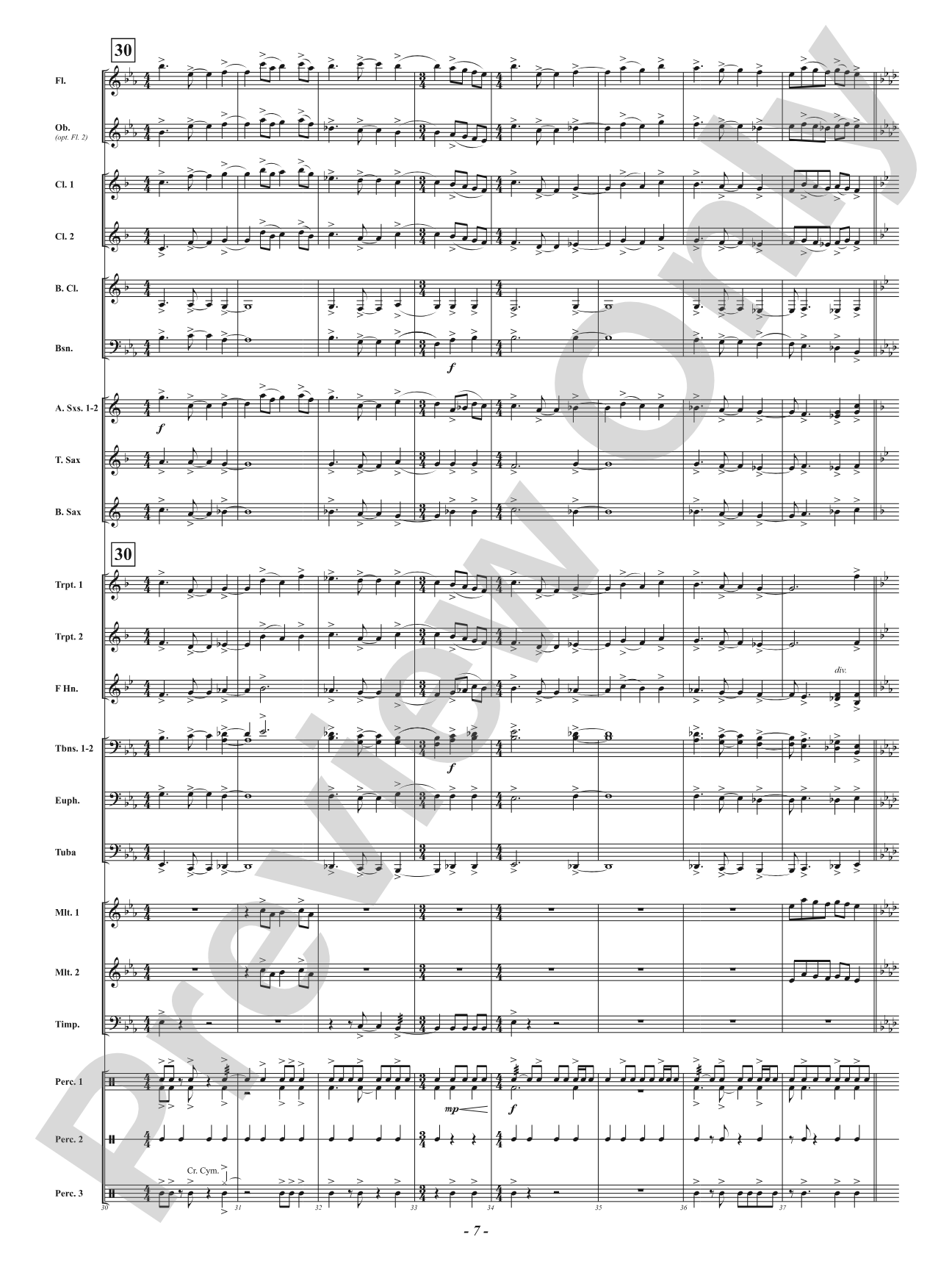 Journey Imagined: Concert Band Conductor Score & Parts