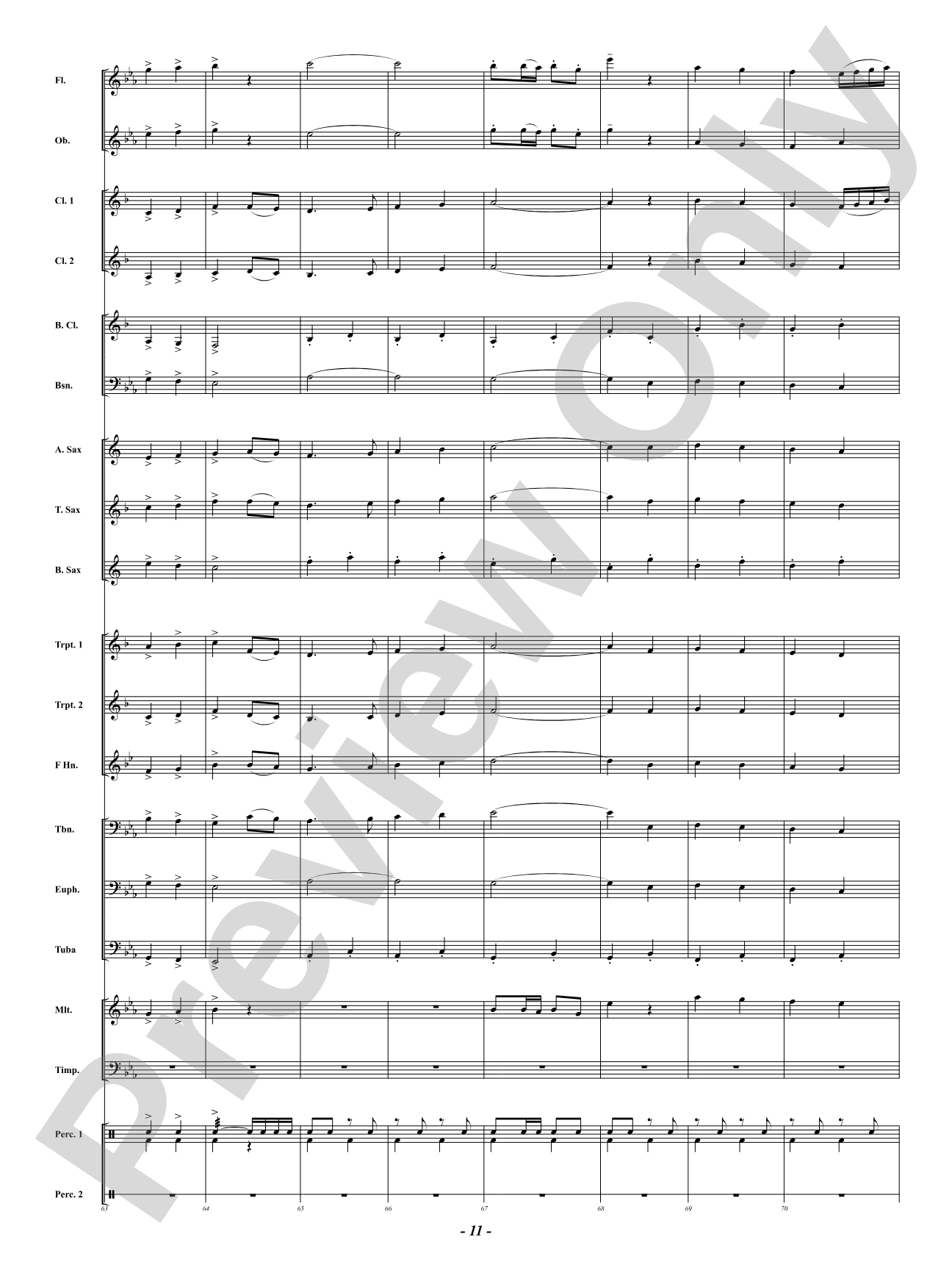 Freedom's Light March: Concert Band Conductor Score & Parts