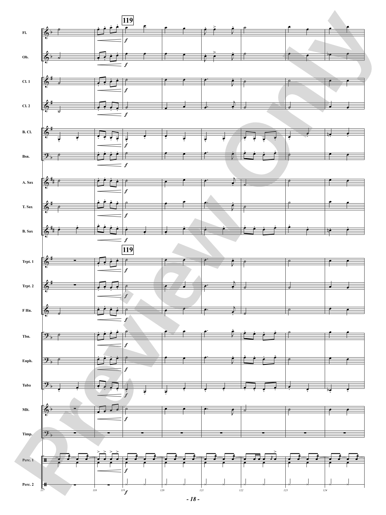 Freedom's Light March: Concert Band Conductor Score & Parts