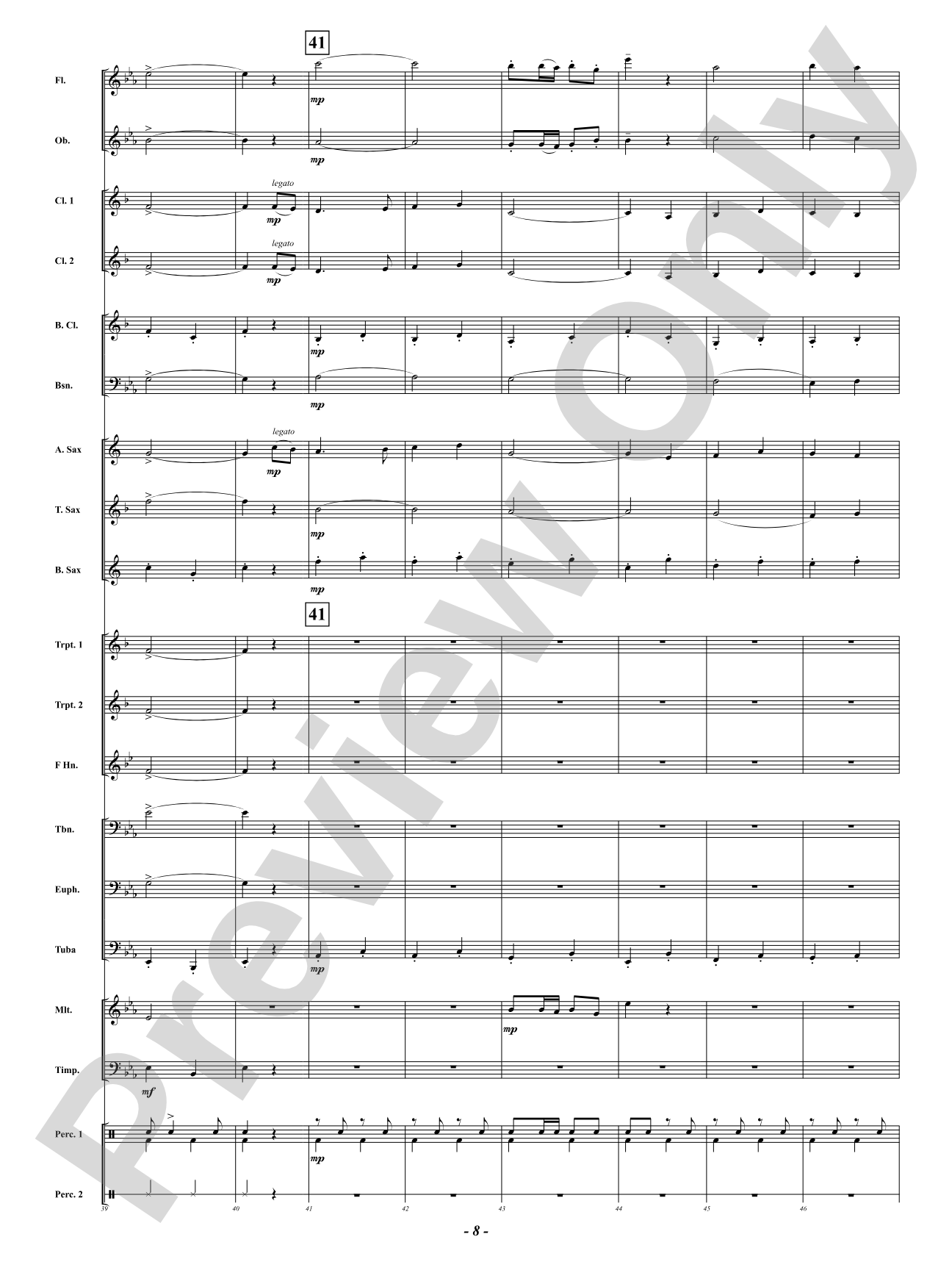 Freedom's Light March: Concert Band Conductor Score & Parts