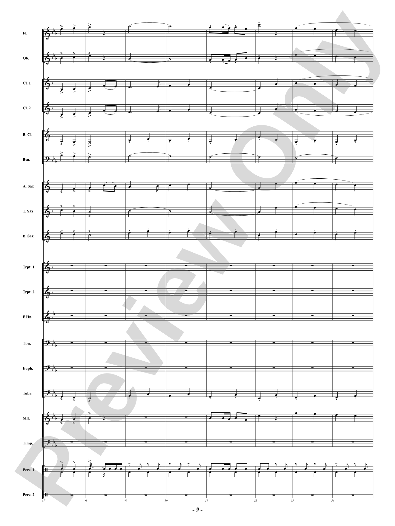 Freedom's Light March: Concert Band Conductor Score & Parts