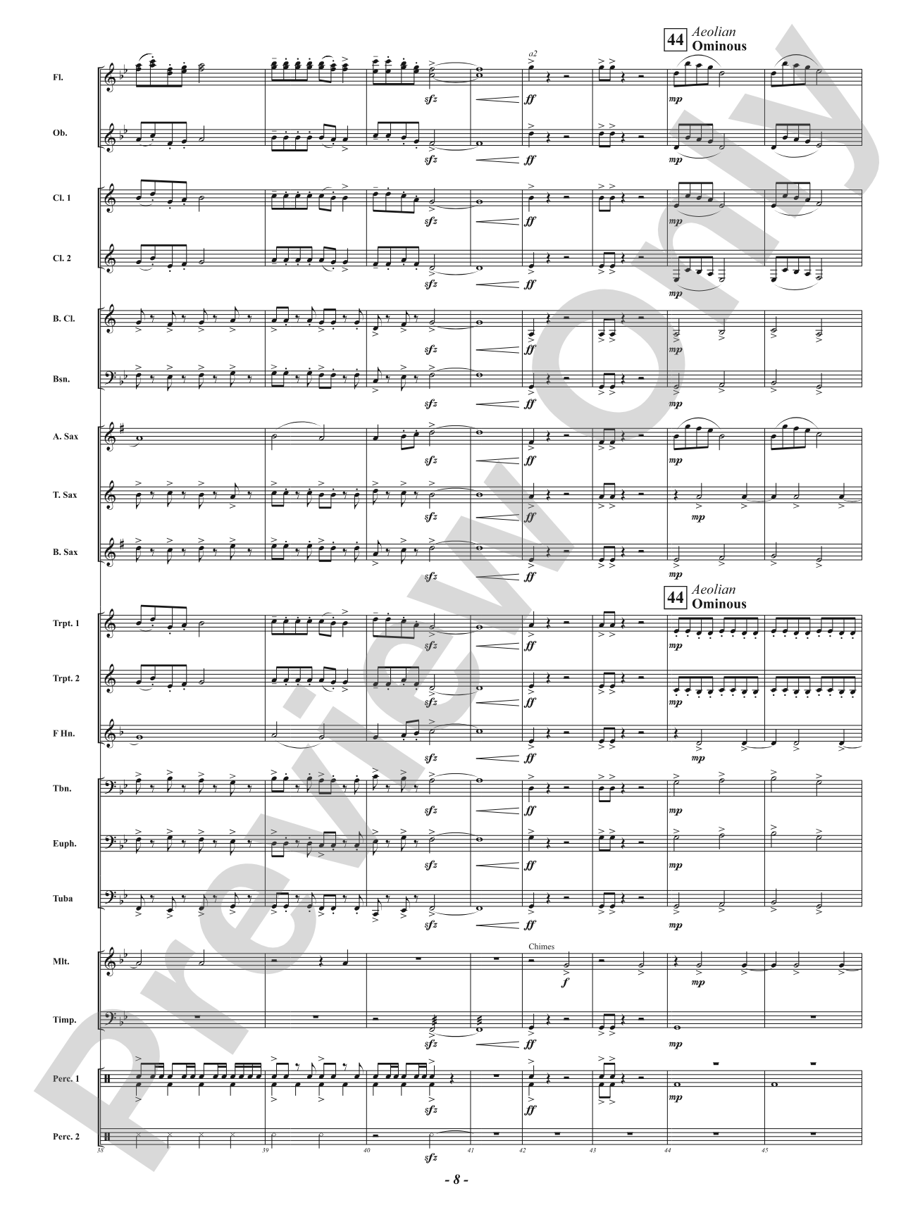 Christmas A La Mode: Concert Band Conductor Score & Parts