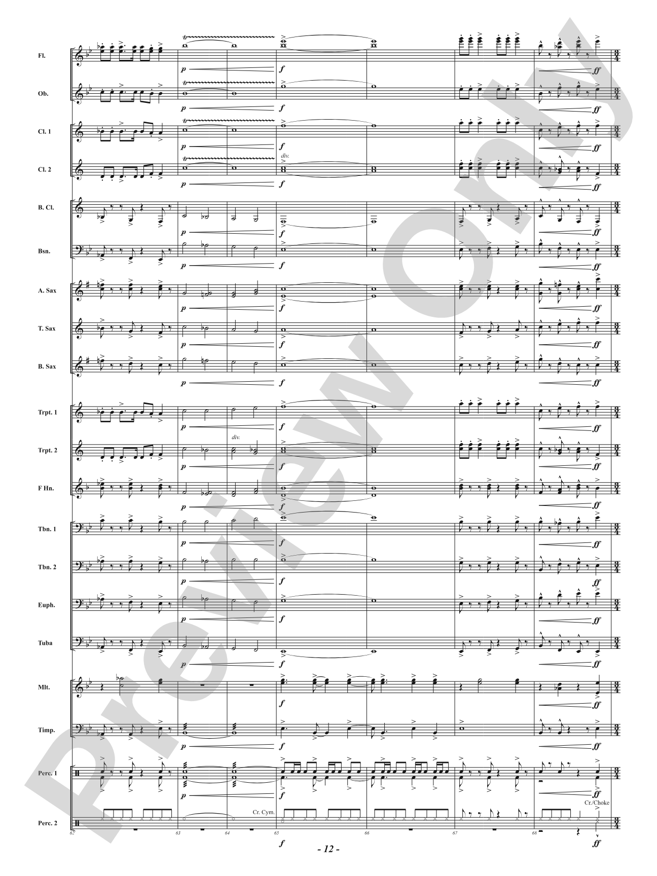 Tuba Christmas: Concert Band Conductor Score & Parts
