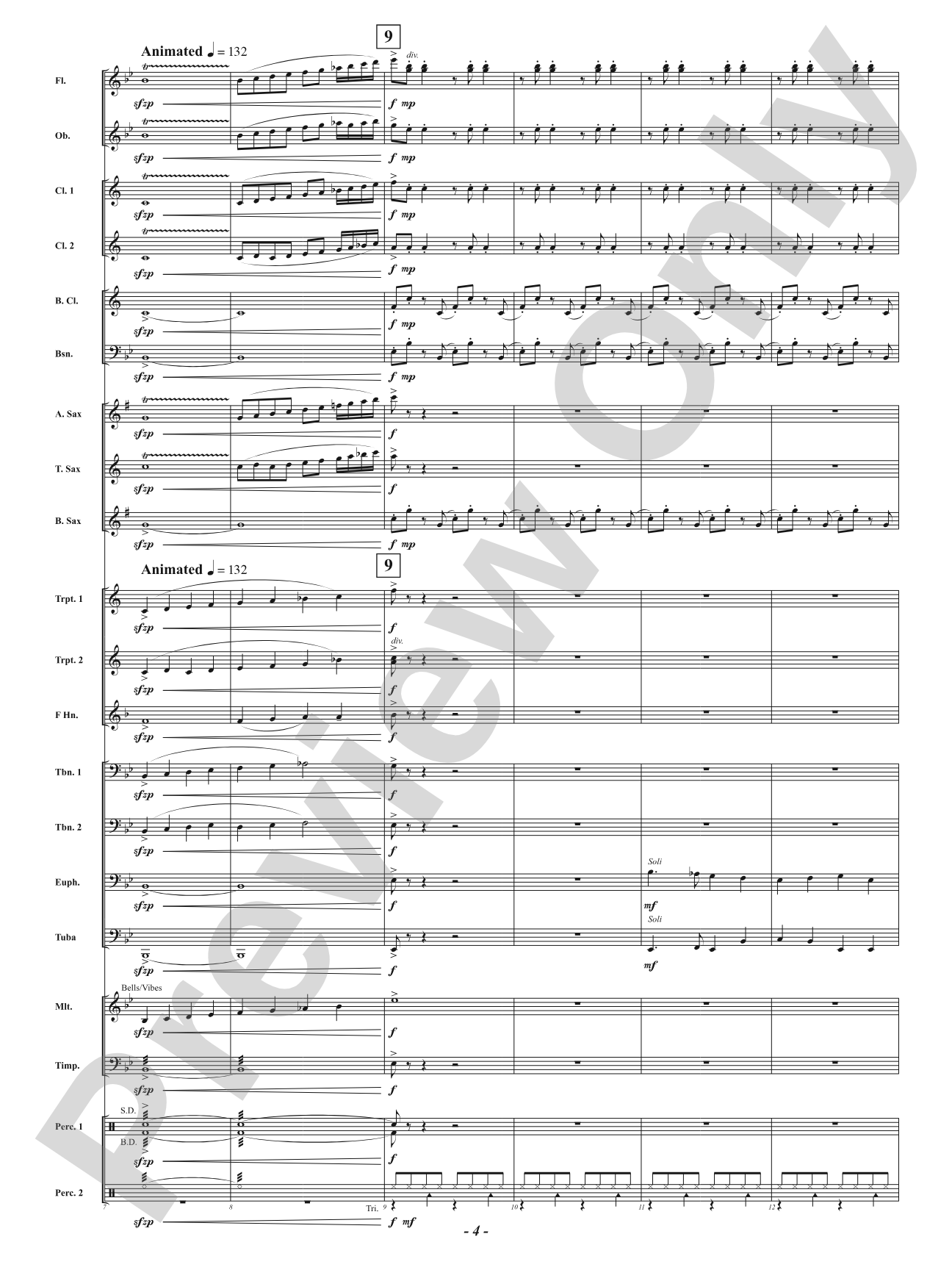 Tuba Christmas: Concert Band Conductor Score & Parts
