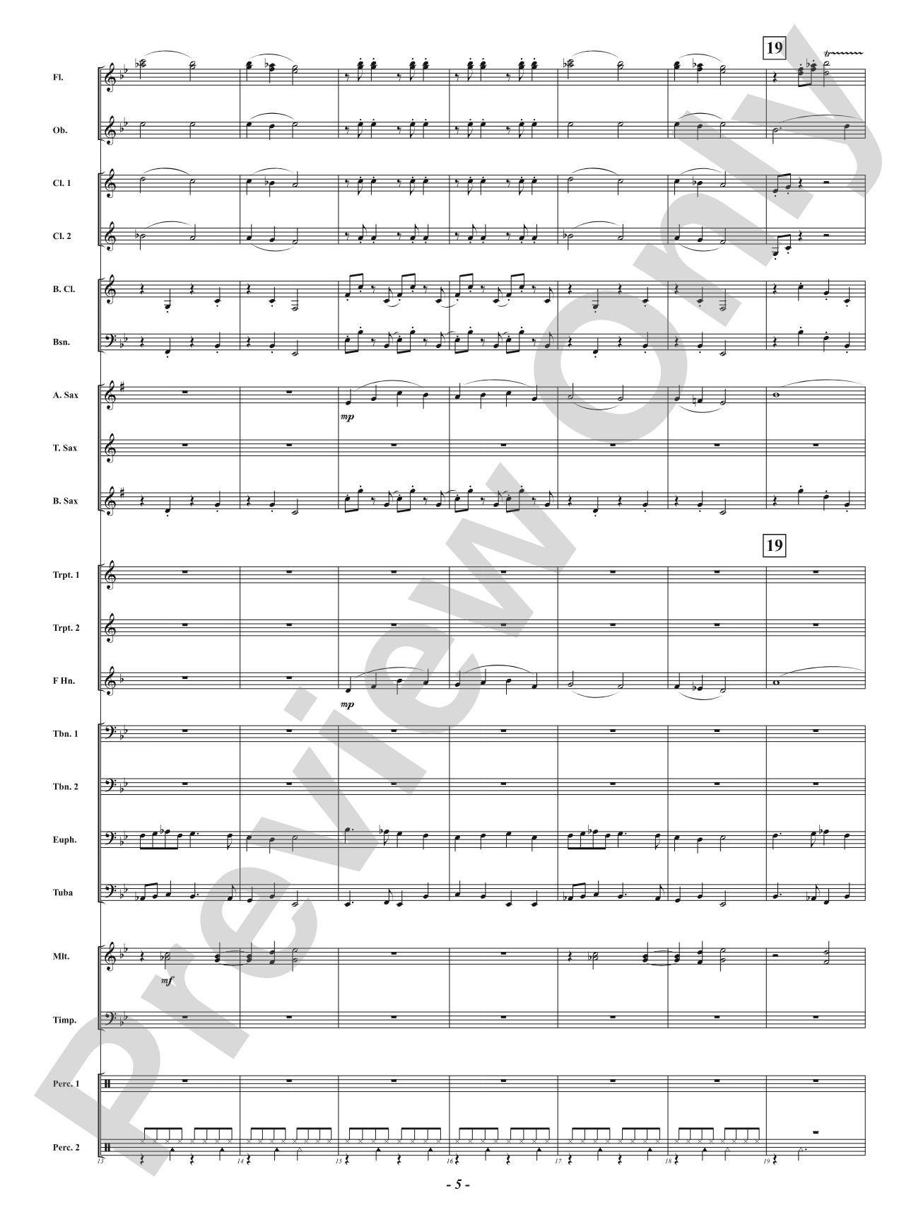 Tuba Christmas: Concert Band Conductor Score & Parts