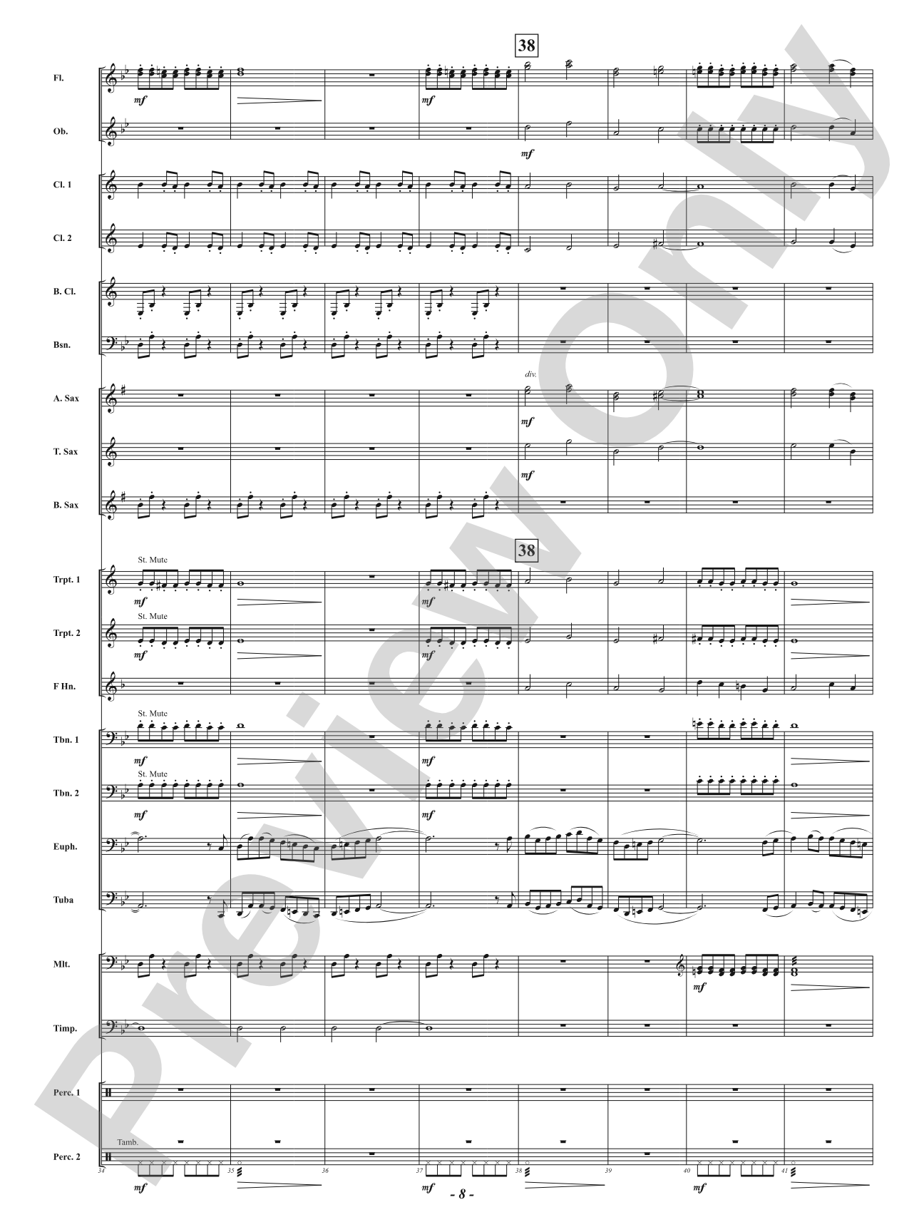 Tuba Christmas: Concert Band Conductor Score & Parts