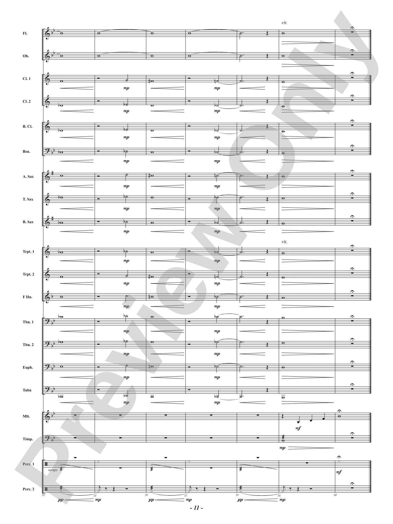 A Mother's Hymn - How Great Thou Art: Concert Band Conductor Score & Parts