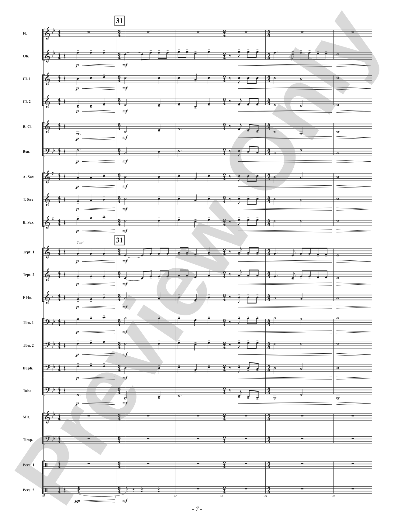 A Mother's Hymn - How Great Thou Art: Concert Band Conductor Score & Parts