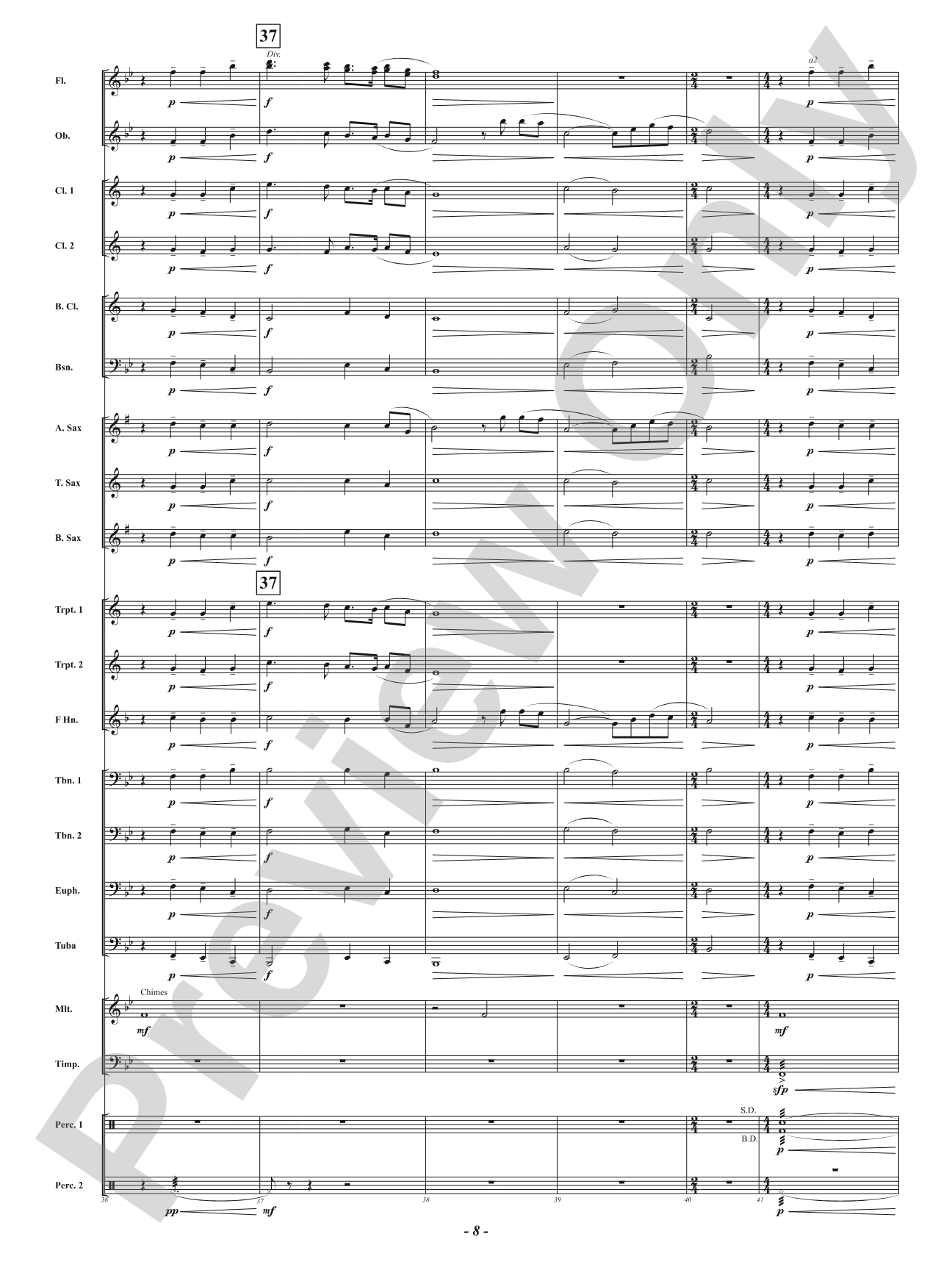 A Mother's Hymn - How Great Thou Art: Concert Band Conductor Score & Parts